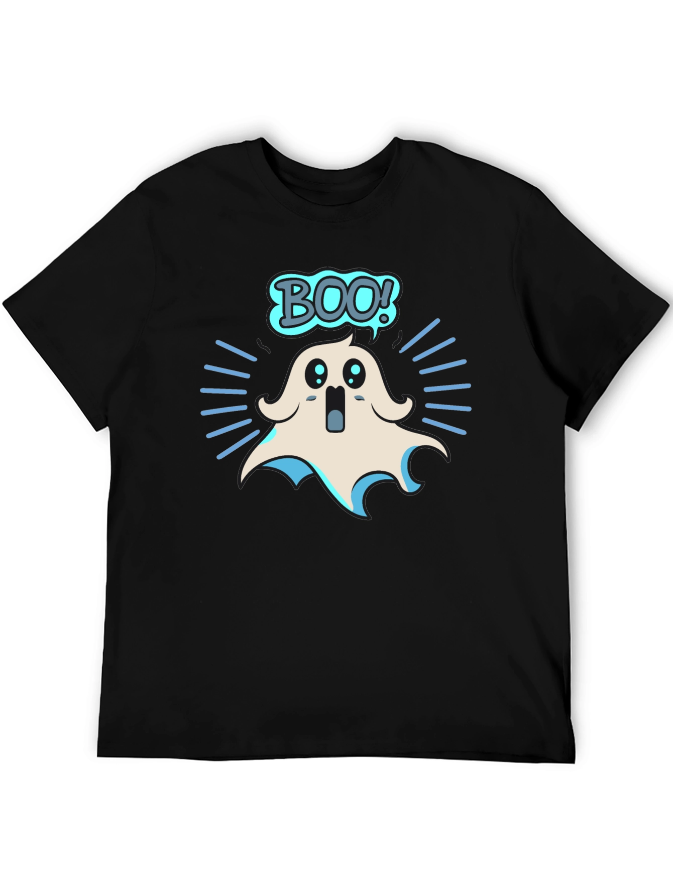 Boo! Ghost Graphic T-Shirt - Halloween Tee
