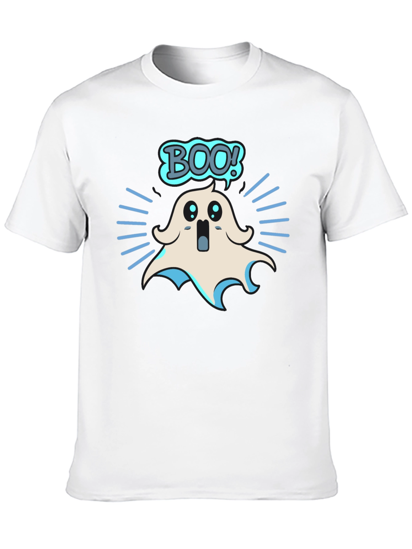 Boo! Ghost Graphic T-Shirt - Halloween Tee