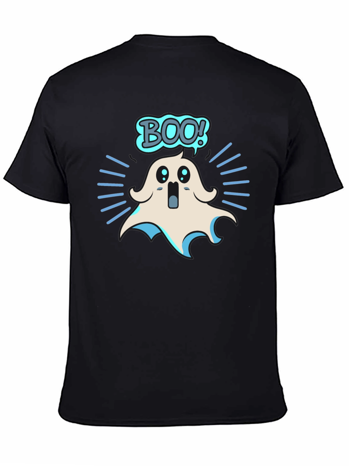 Boo! Ghost Graphic T-Shirt - Halloween Tee