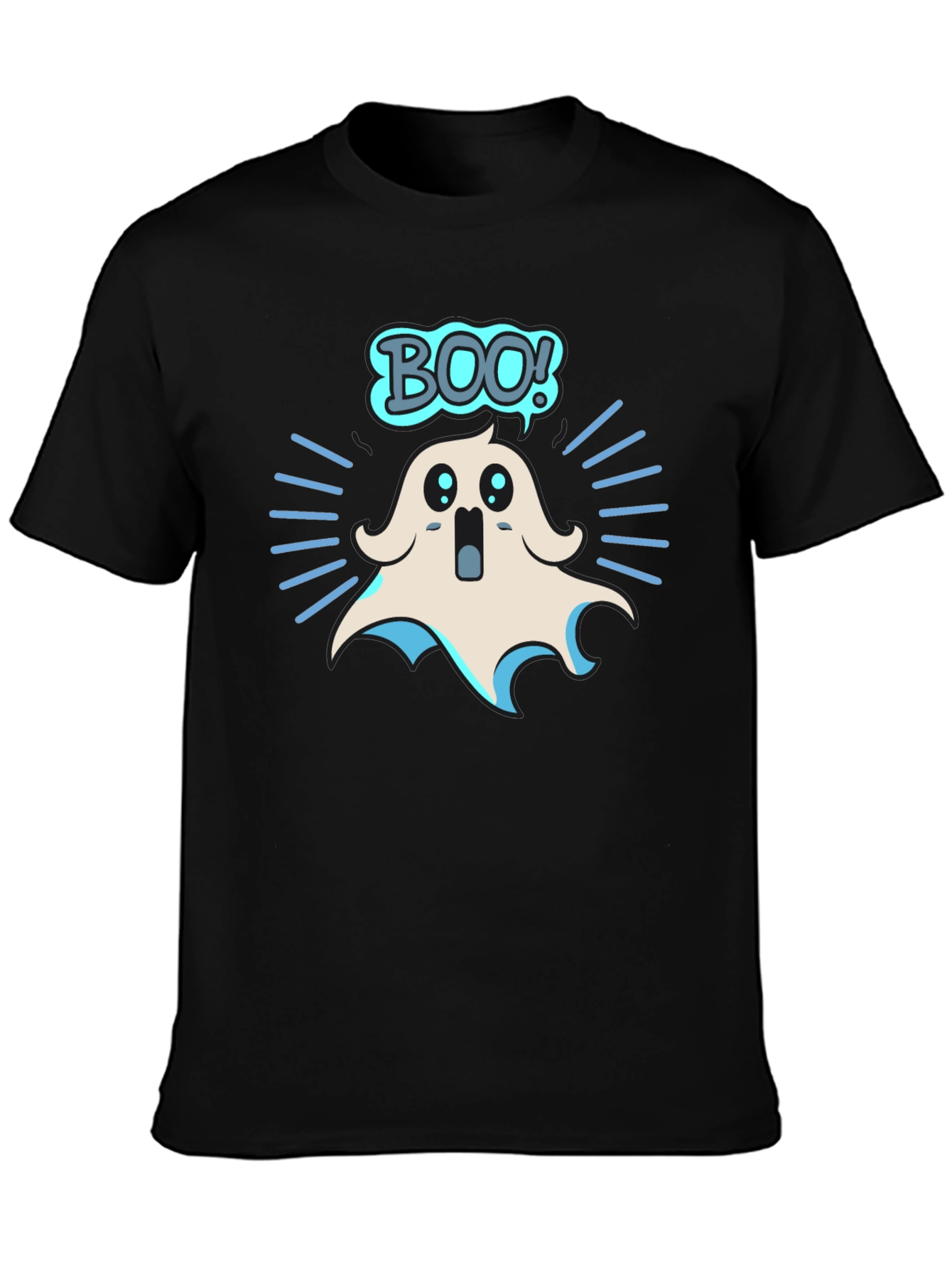 Boo! Ghost Graphic T-Shirt - Halloween Tee