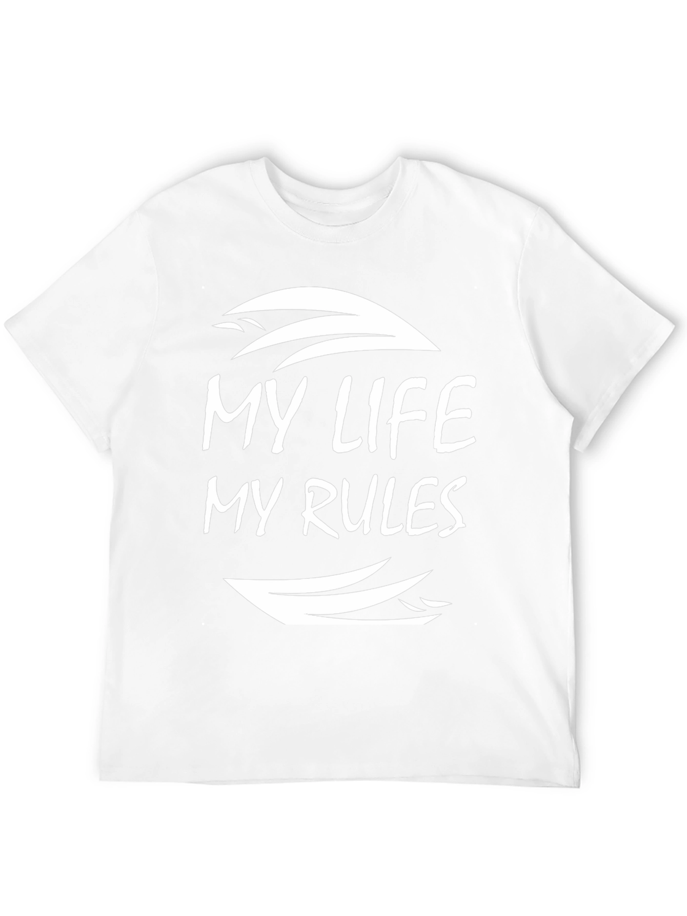 My Life My Rules Graphic Tee - Black
