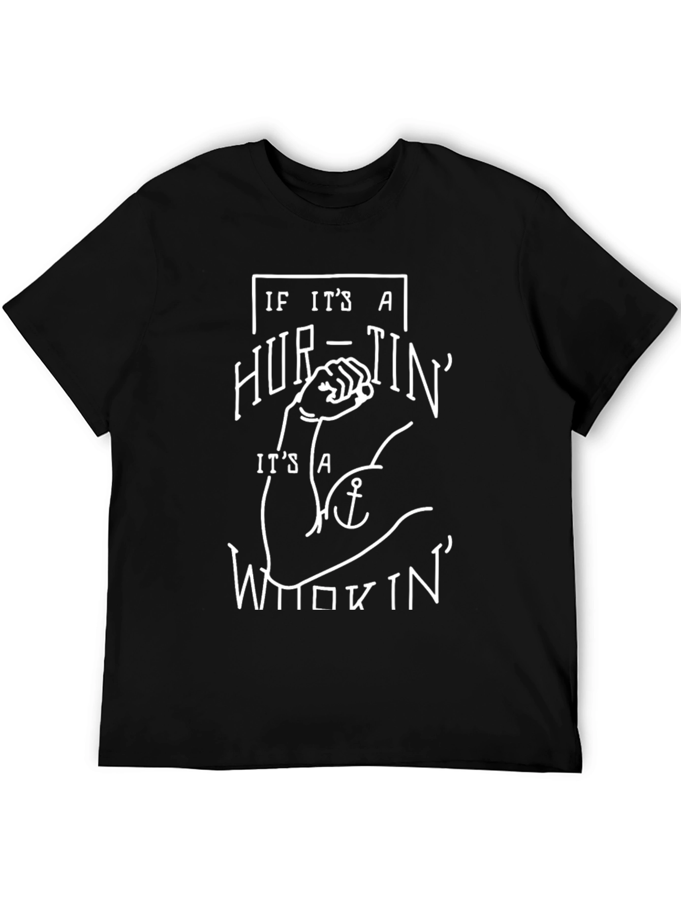 Hurtin Whoopin Graphic Tee - Black