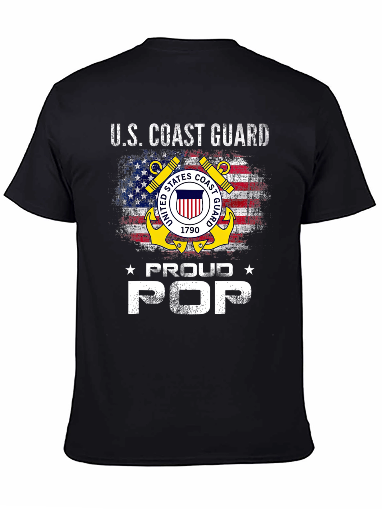 U.S. Coast Guard Proud Pop T-Shirt
