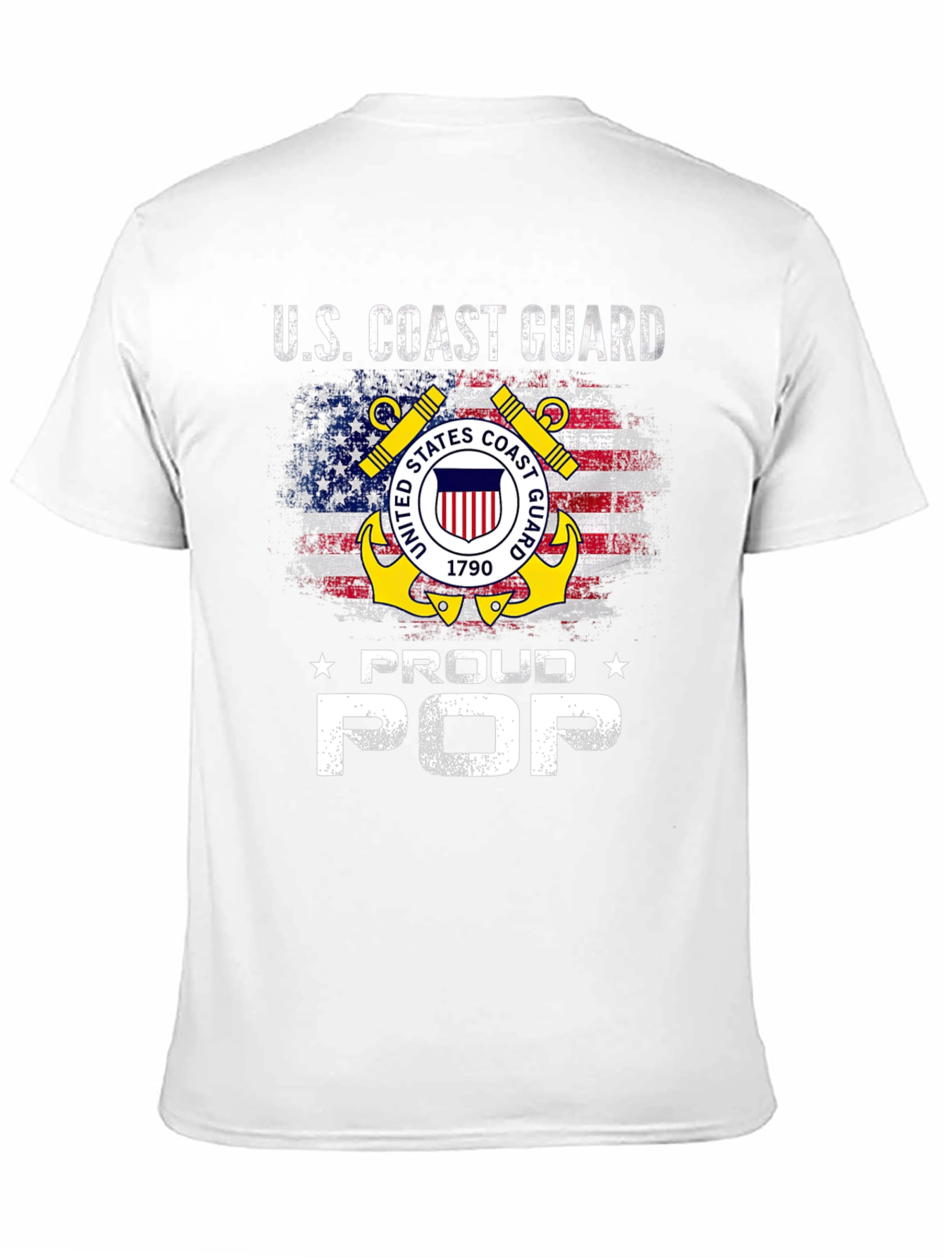 U.S. Coast Guard Proud Pop T-Shirt