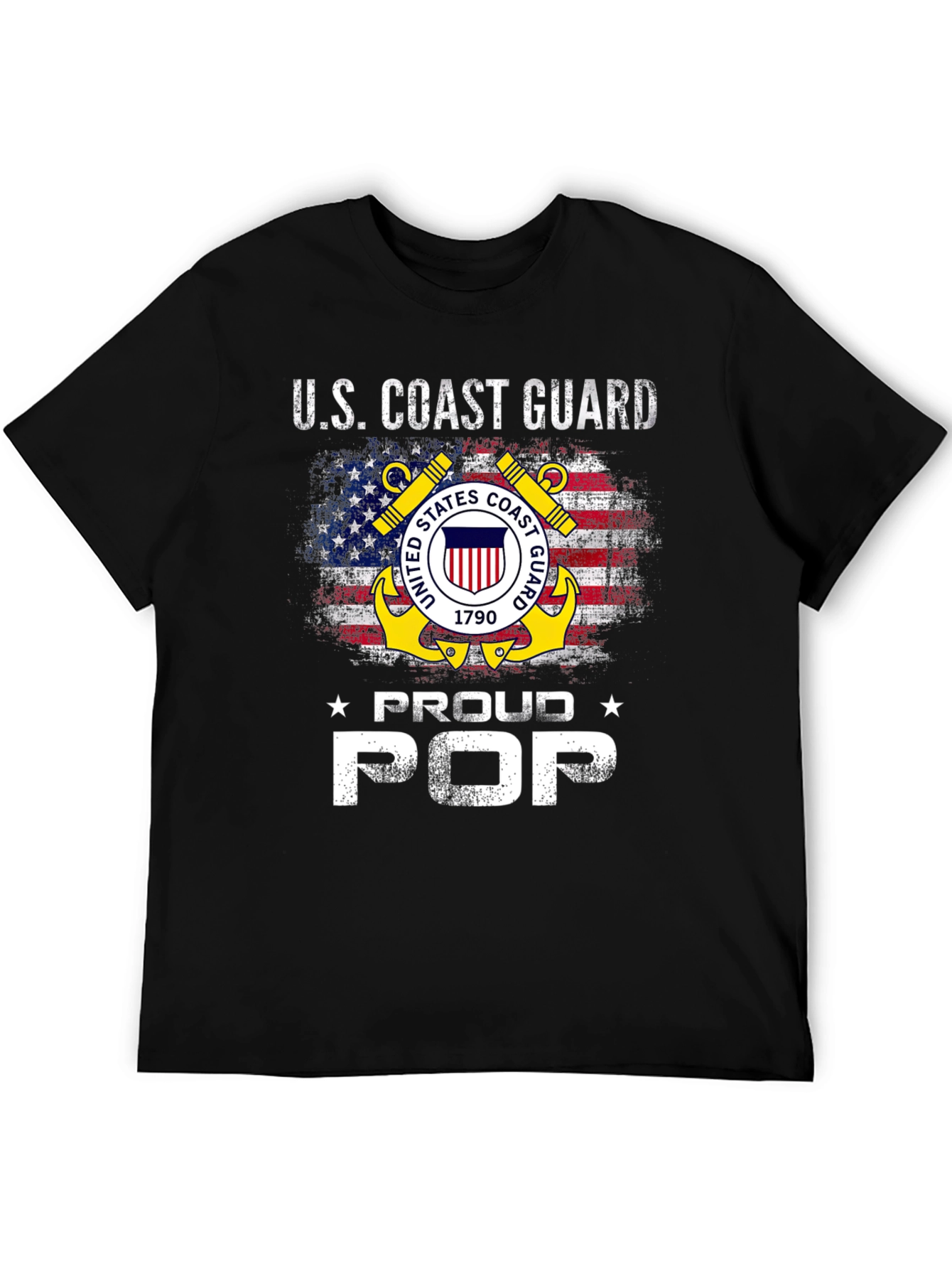 U.S. Coast Guard Proud Pop T-Shirt