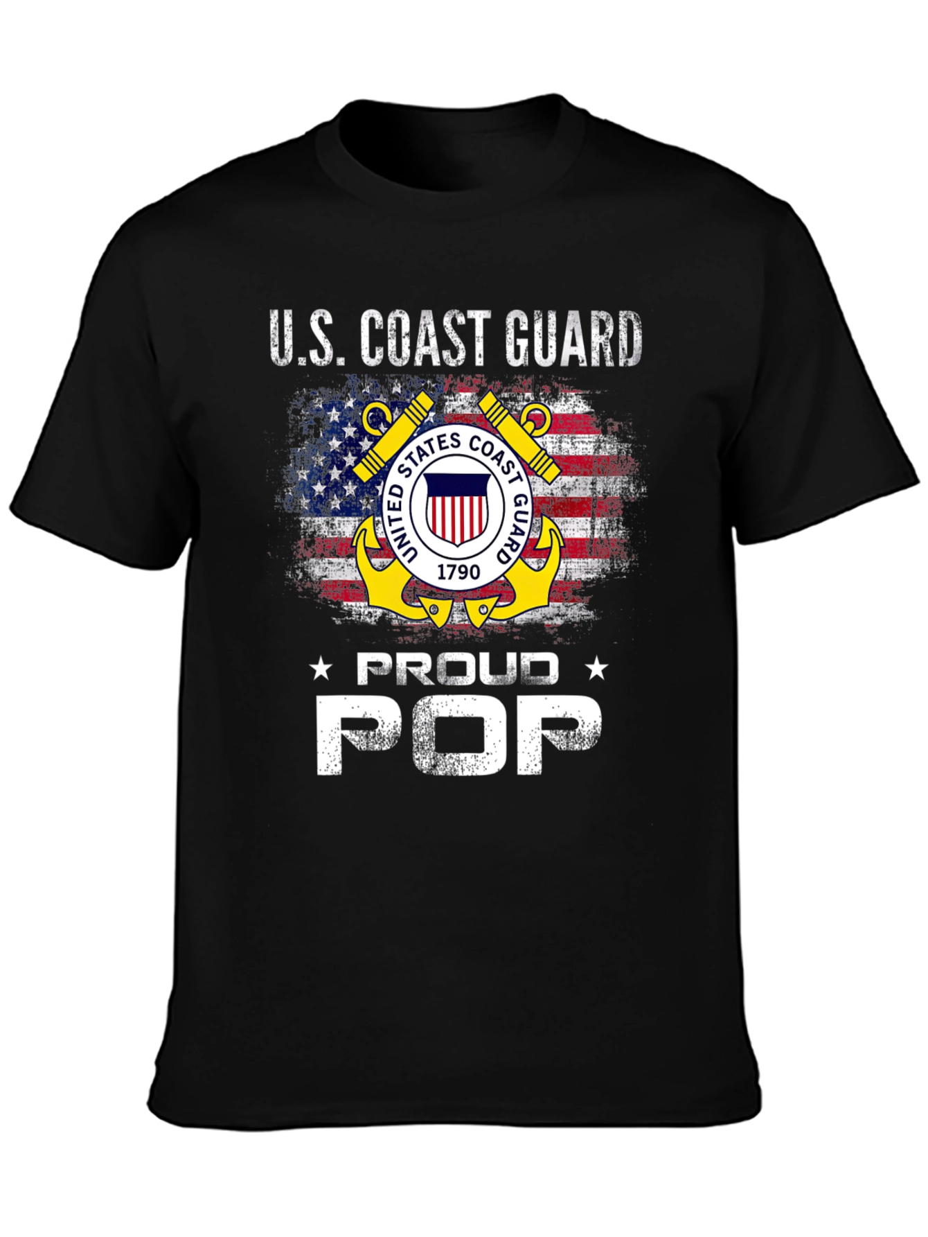 U.S. Coast Guard Proud Pop T-Shirt
