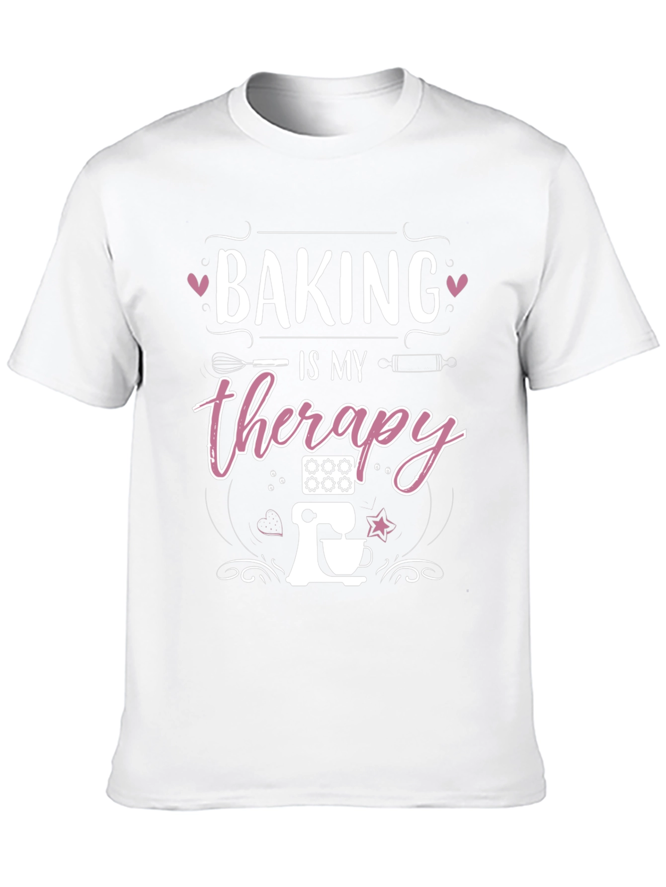 Baking Is My Therapy Graphic Tee - Unisex