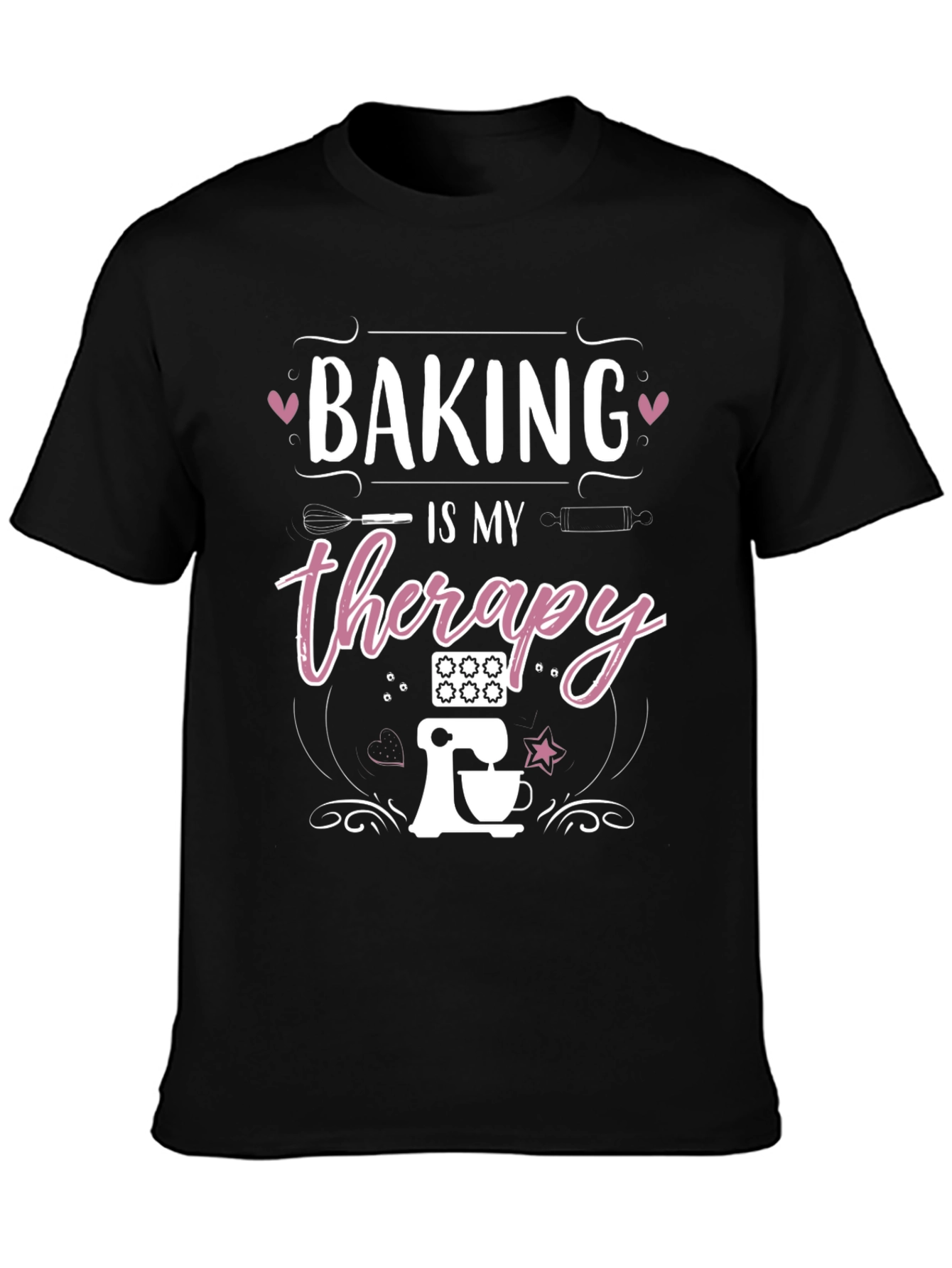 Baking Is My Therapy Graphic Tee - Unisex