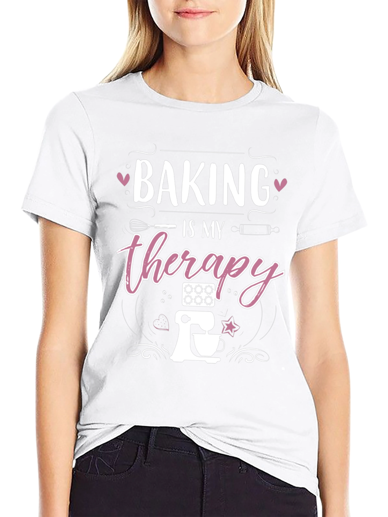 Baking Is My Therapy Graphic Tee - Unisex