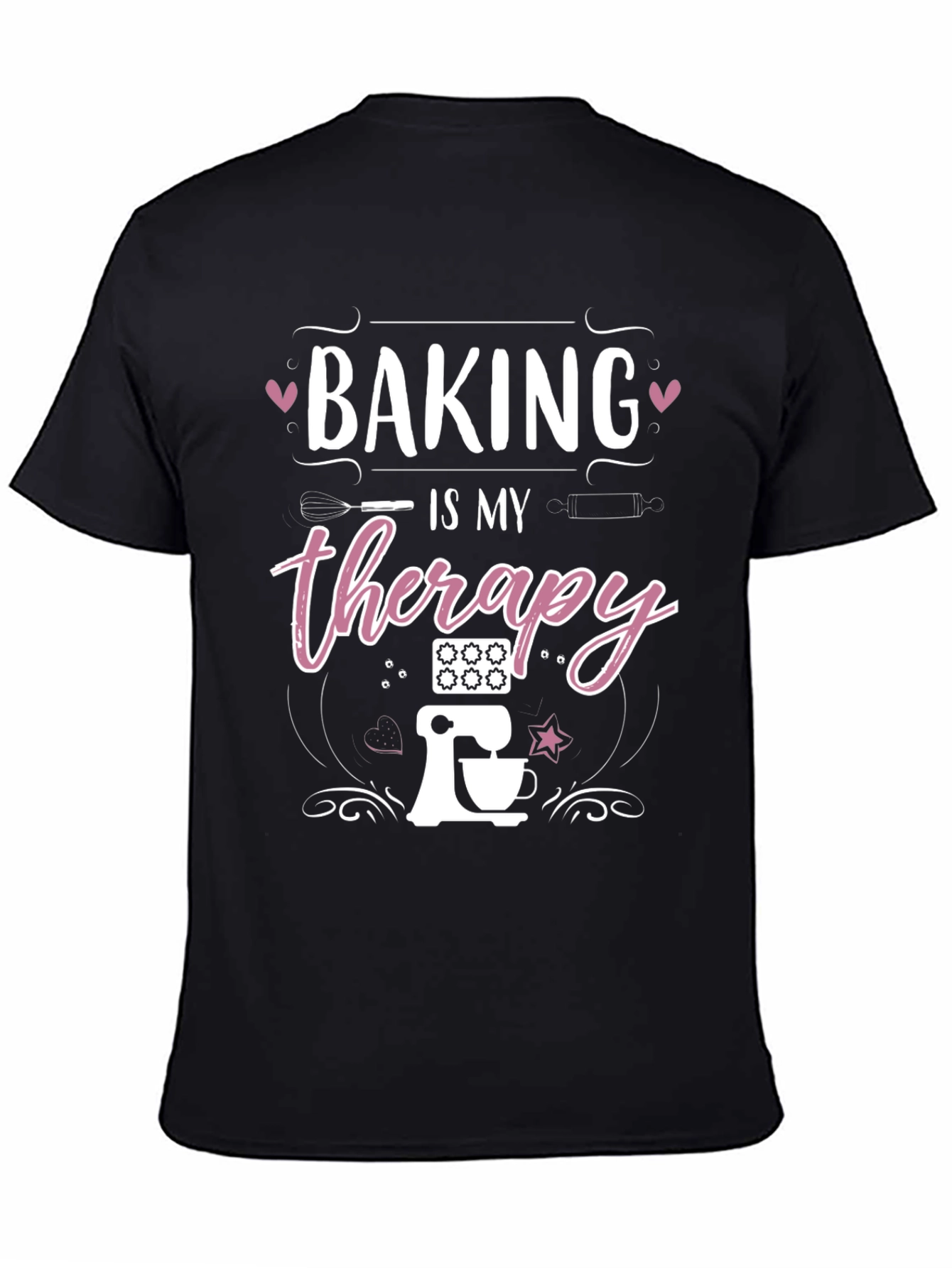 Baking Is My Therapy Graphic Tee - Unisex