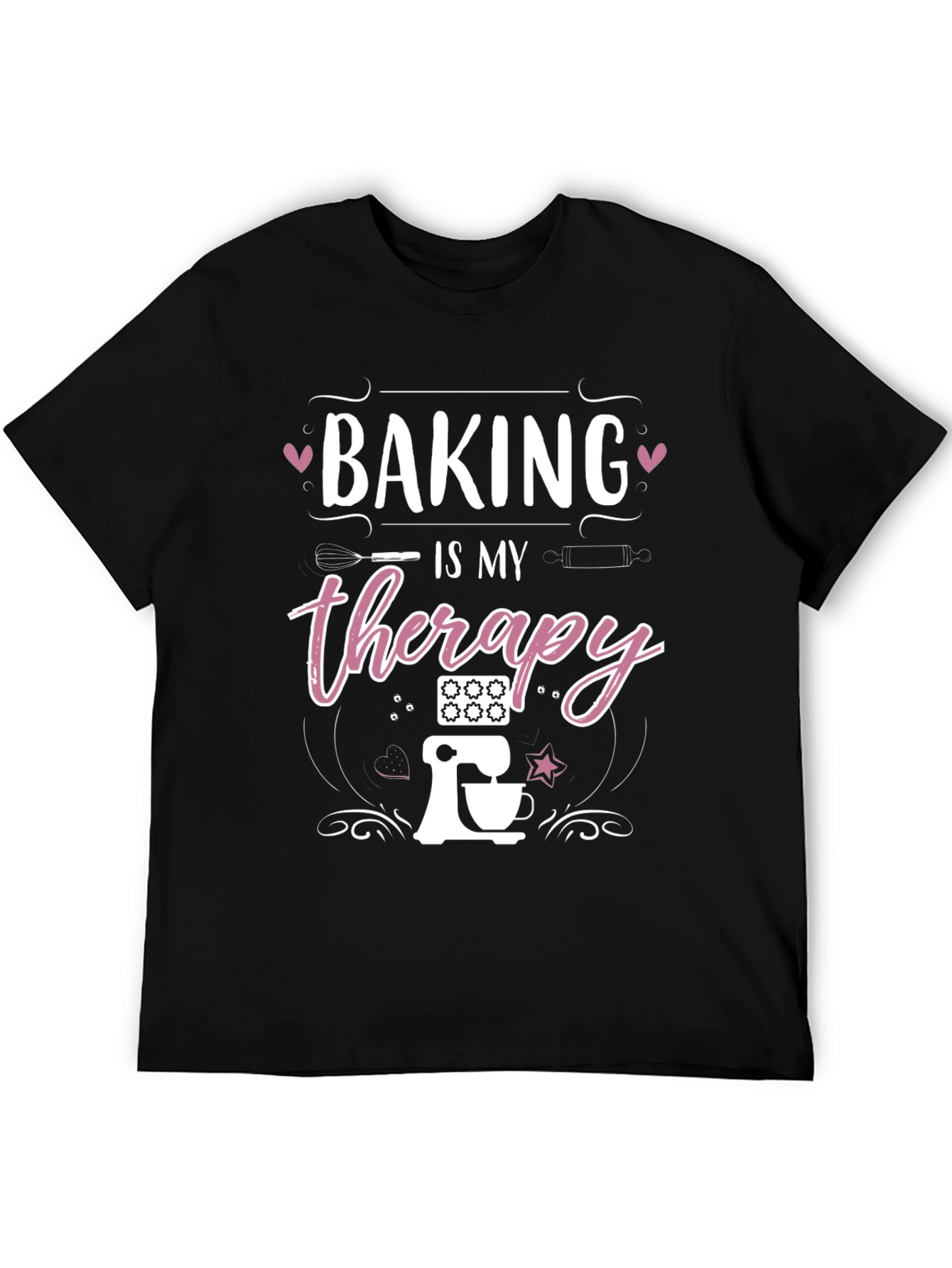 Baking Is My Therapy Graphic Tee - Unisex
