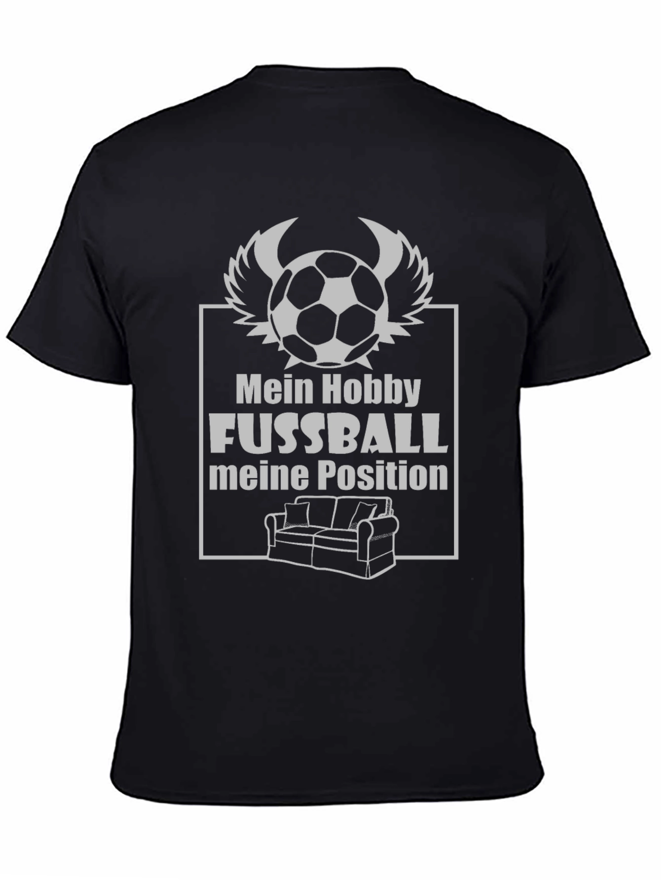 Funny Football Fan T-Shirt - Couch Position