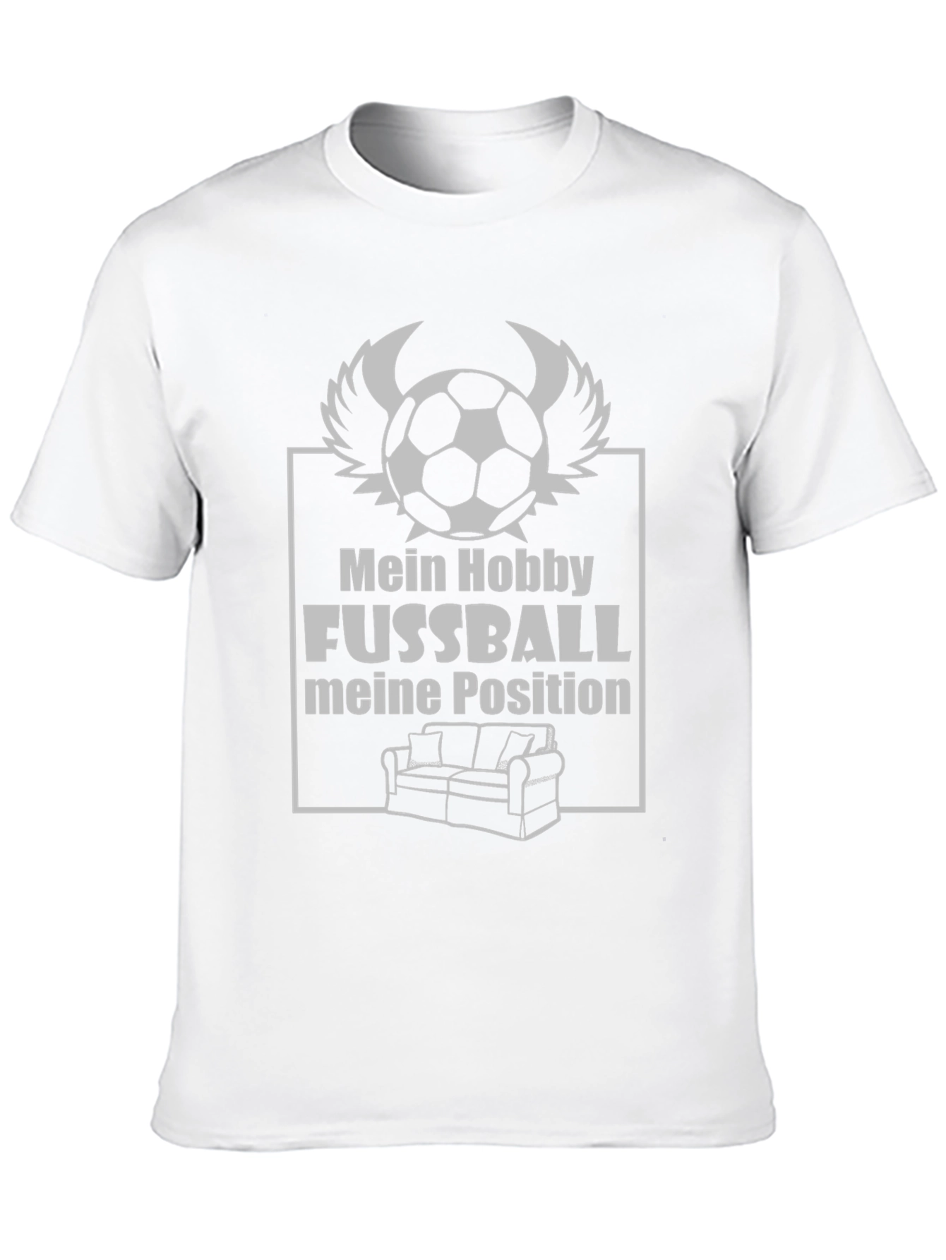 Funny Football Fan T-Shirt - Couch Position
