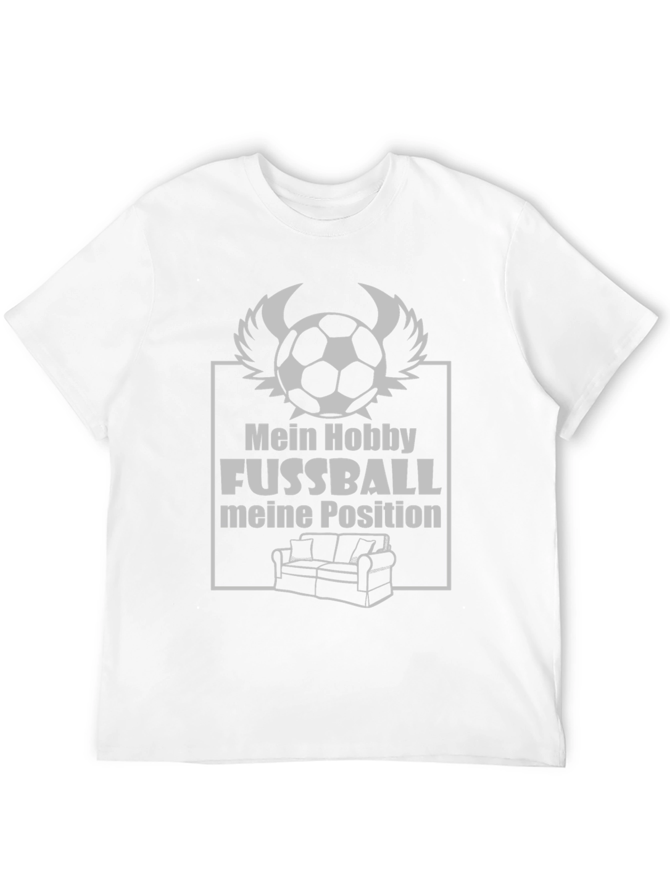 Funny Football Fan T-Shirt - Couch Position