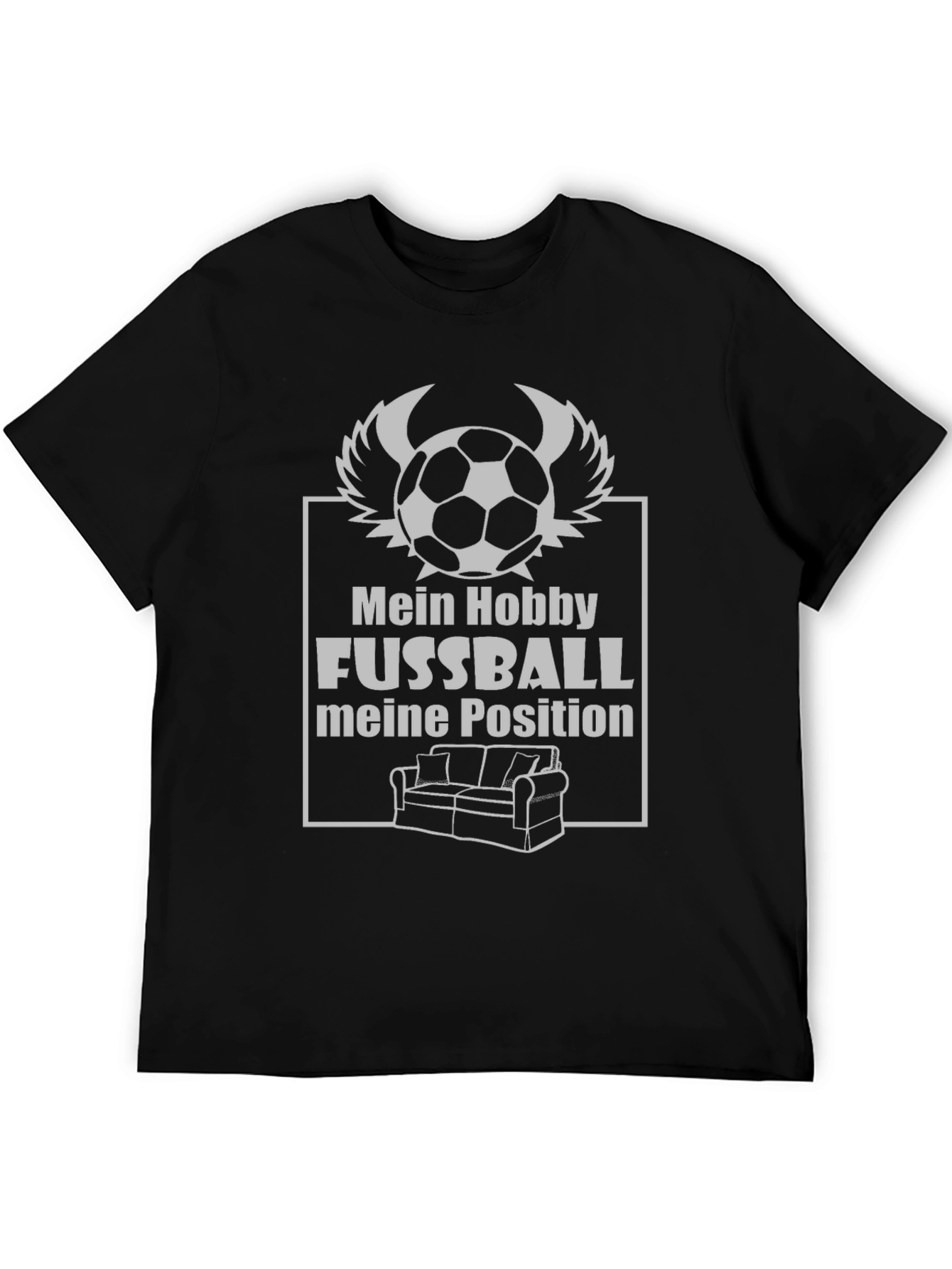 Funny Football Fan T-Shirt - Couch Position
