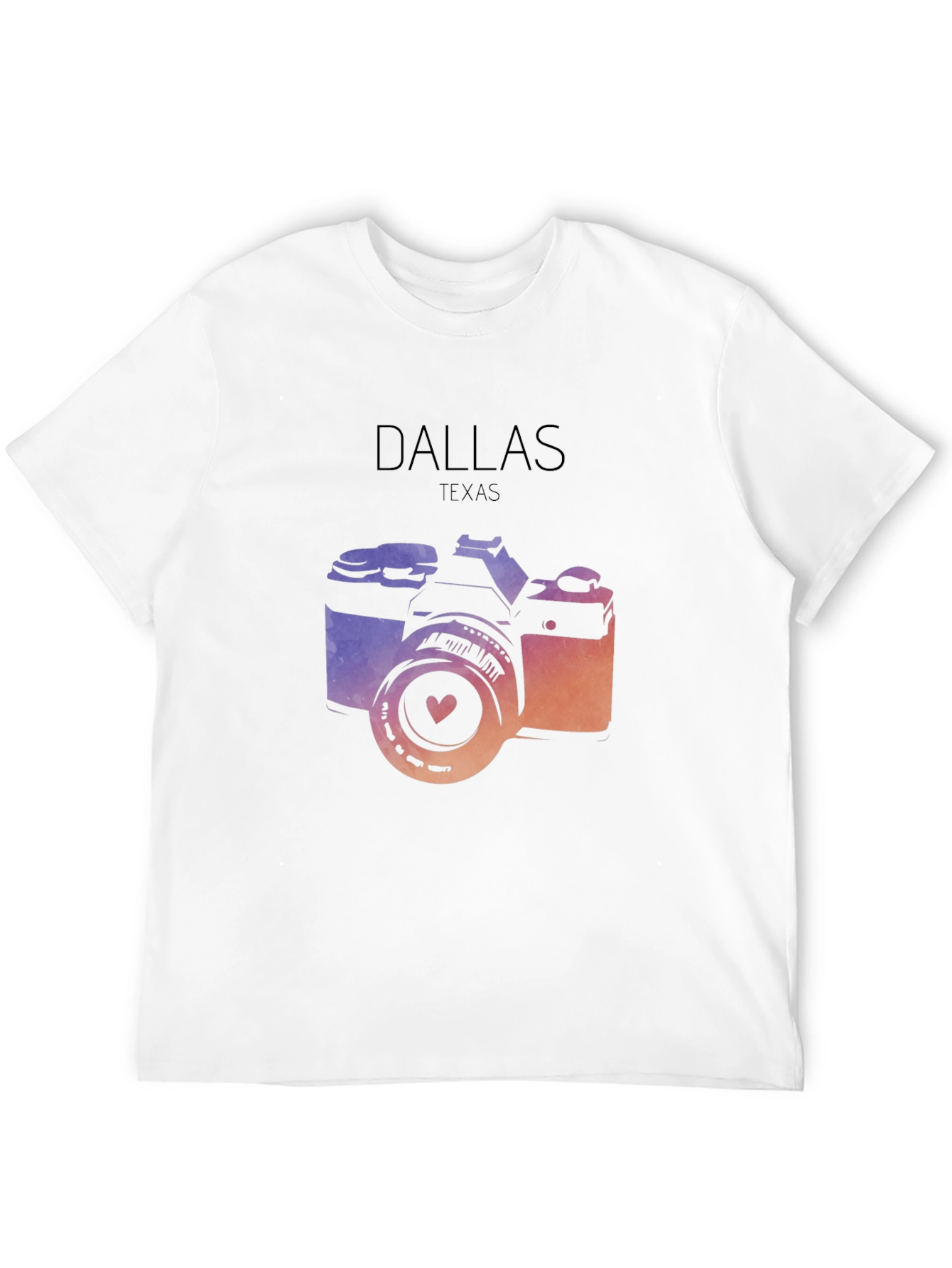 Dallas Texas Camera Graphic Tee