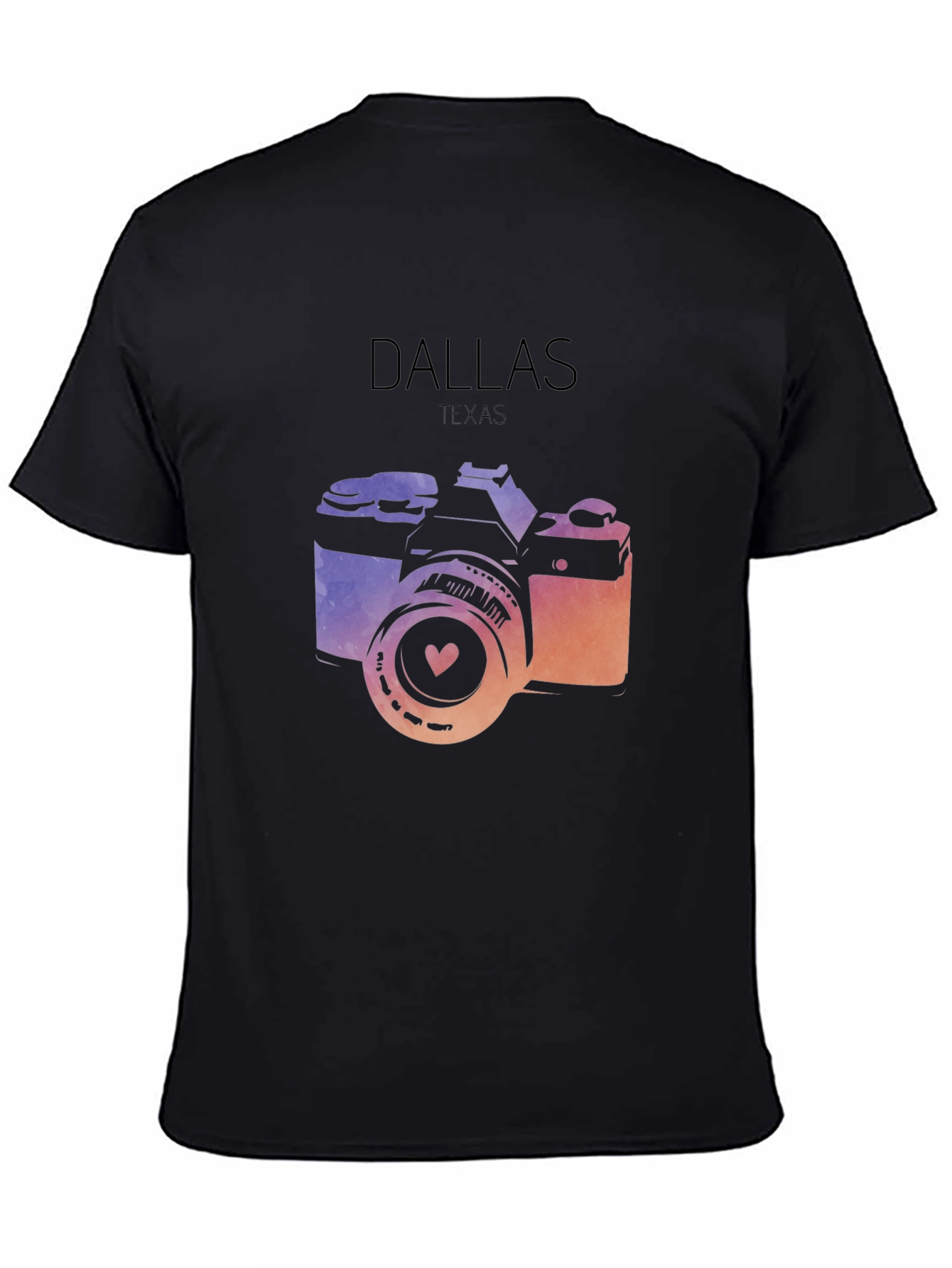Dallas Texas Camera Graphic Tee