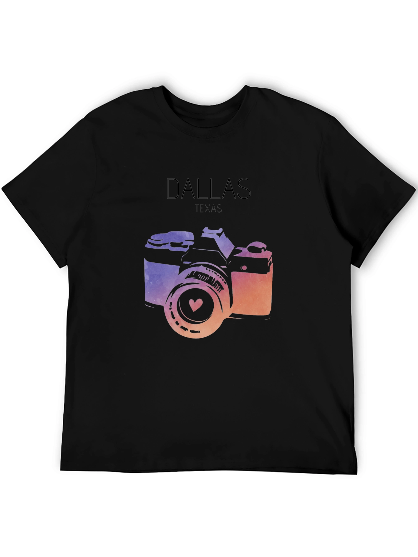 Dallas Texas Camera Graphic Tee
