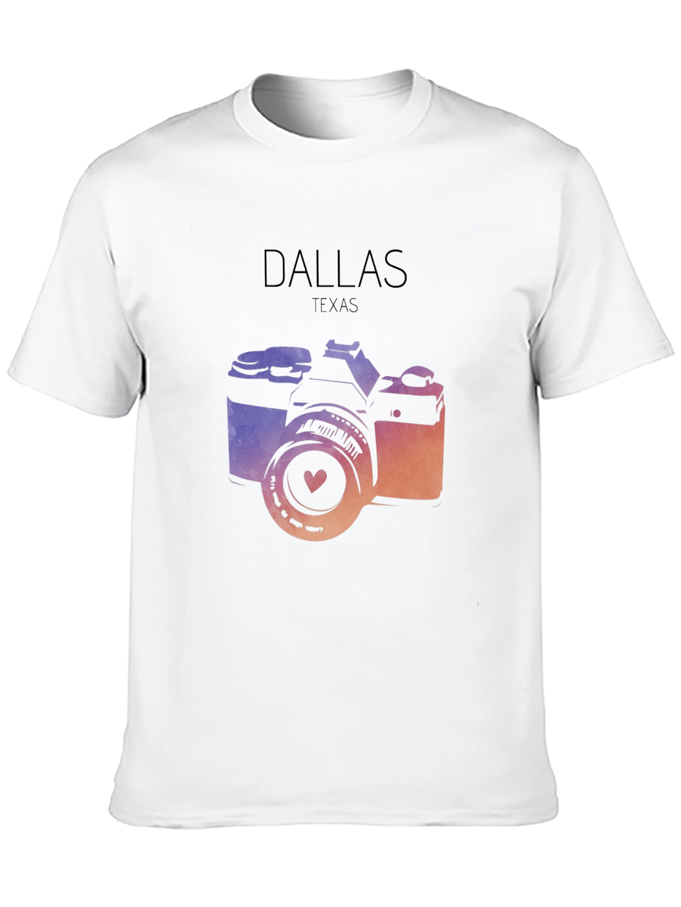 Dallas Texas Camera Graphic Tee