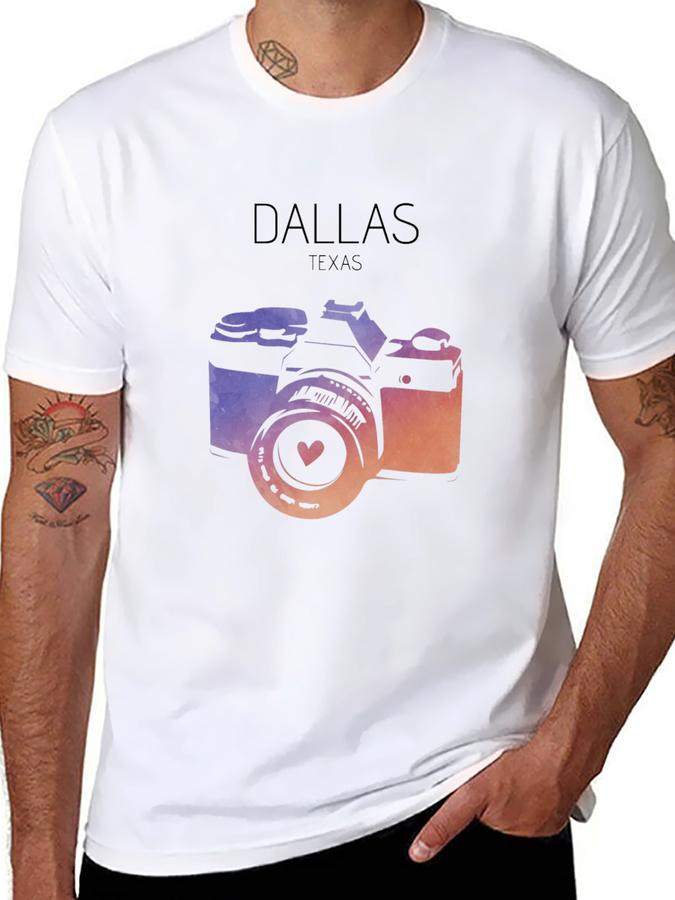 Dallas Texas Camera Graphic Tee