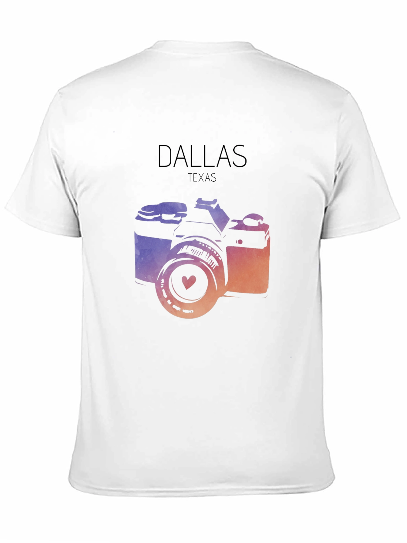 Dallas Texas Camera Graphic Tee