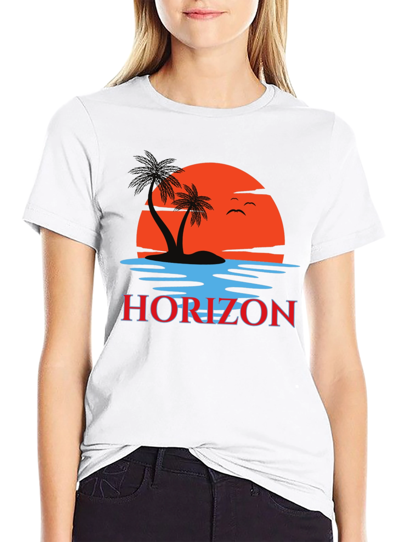 Horizon Tropical Sunset T-Shirt