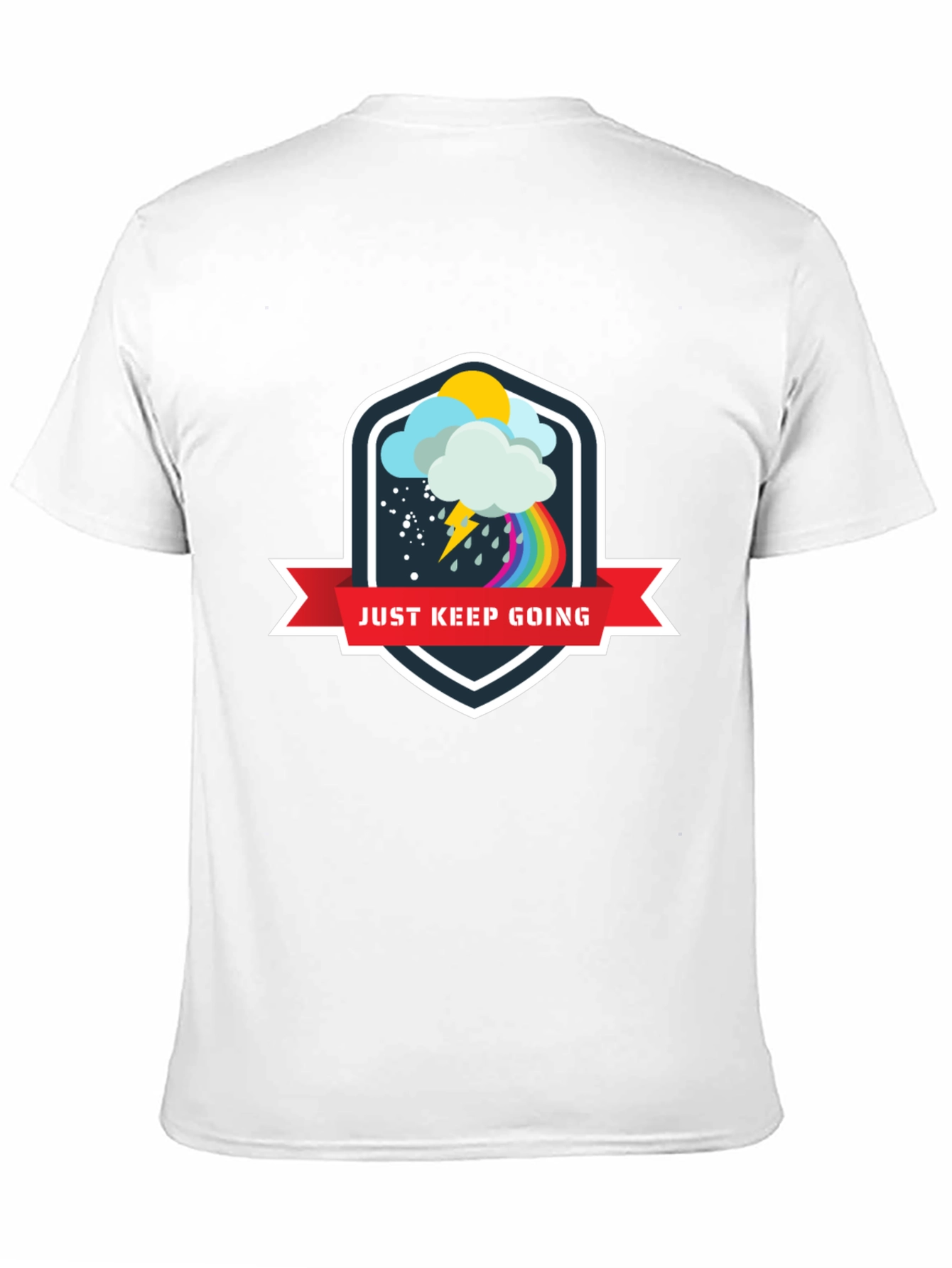 Just Keep Going Motivational Graphic Tee