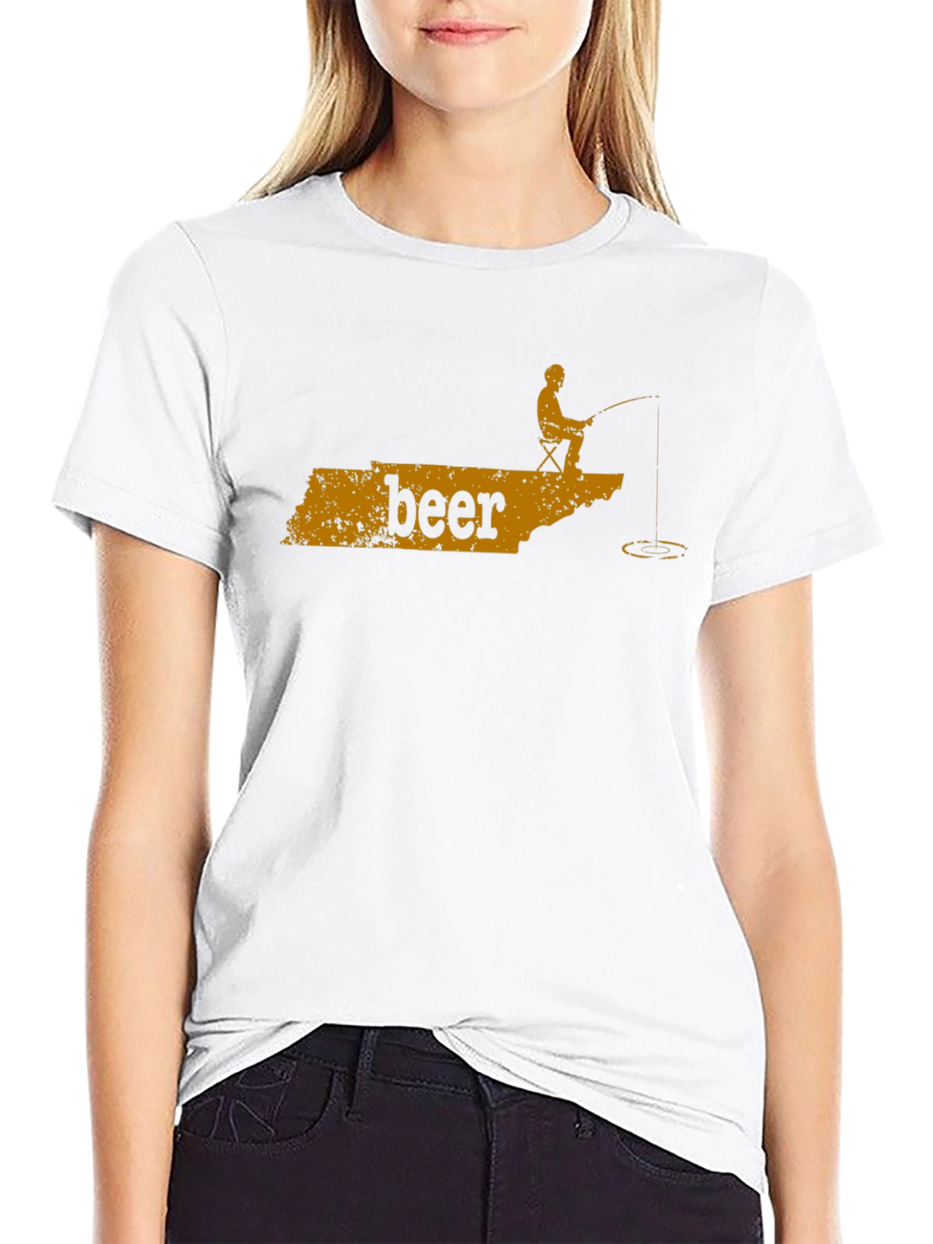 Beer Fishing T-Shirt - Relax and Reel!