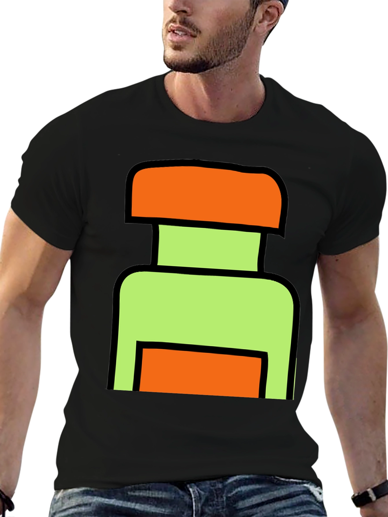 Abstract Block T-Shirt - Modern Graphic Tee