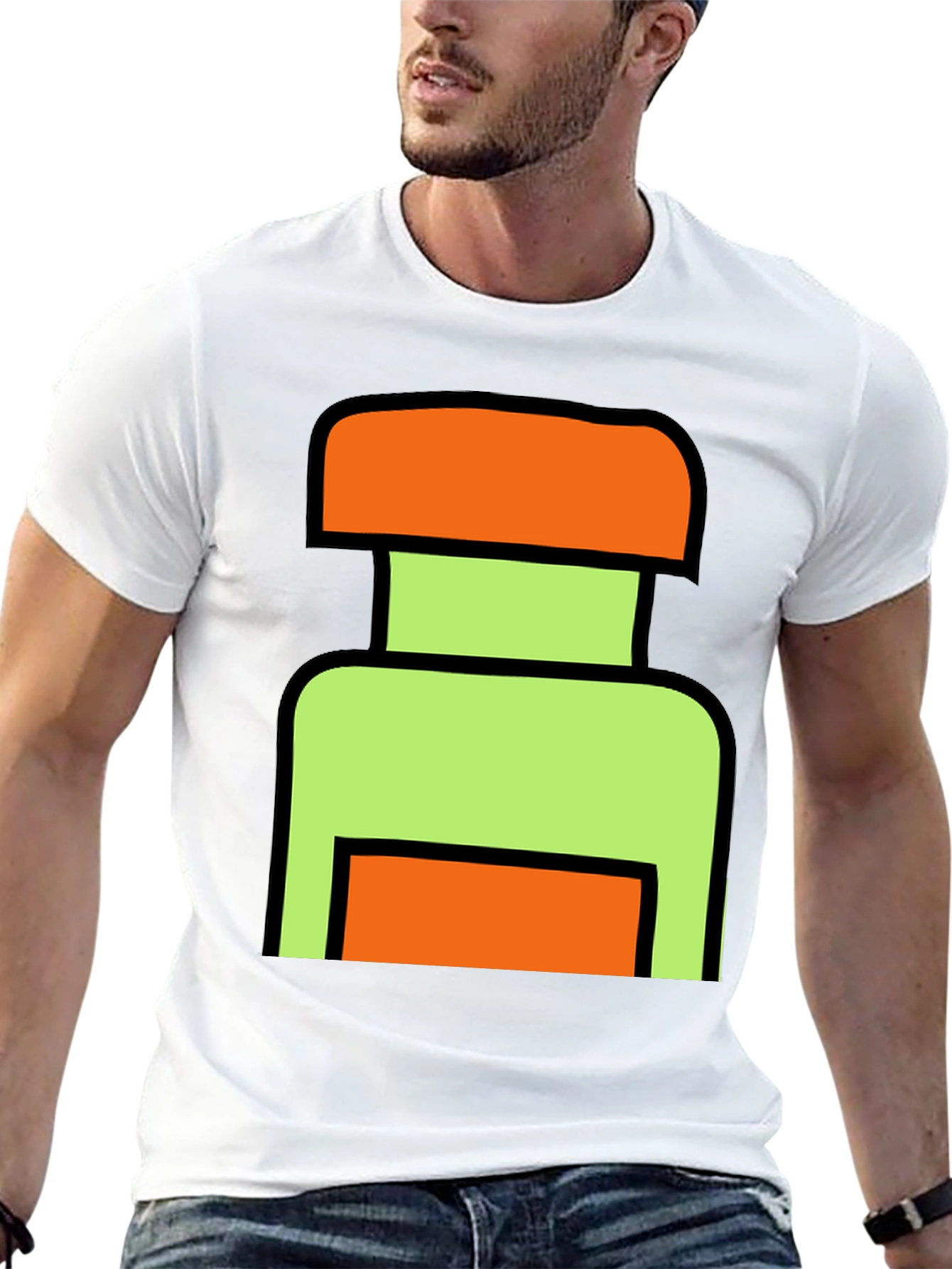 Abstract Block T-Shirt - Modern Graphic Tee