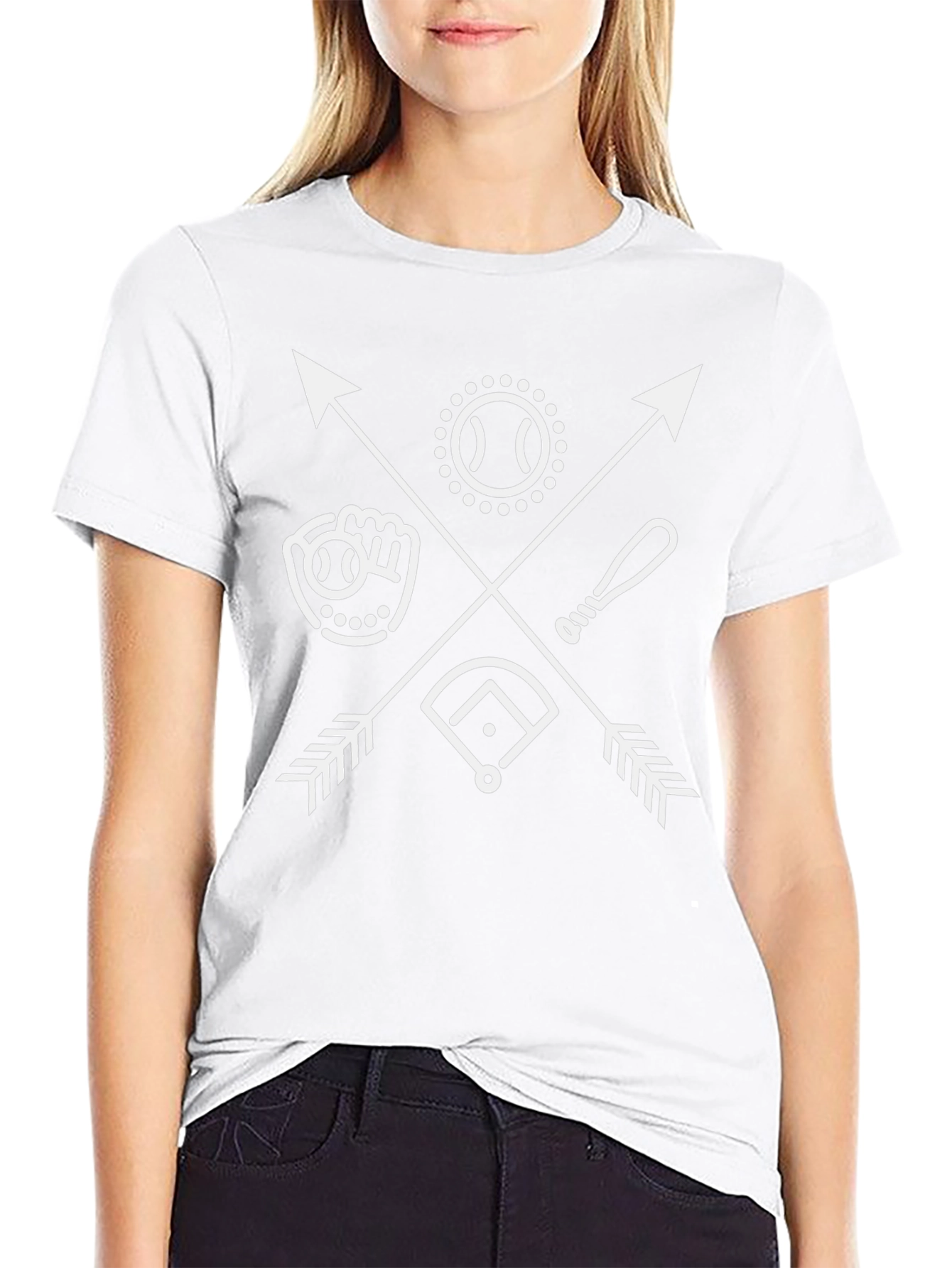 Baseball Arrows Graphic Tee