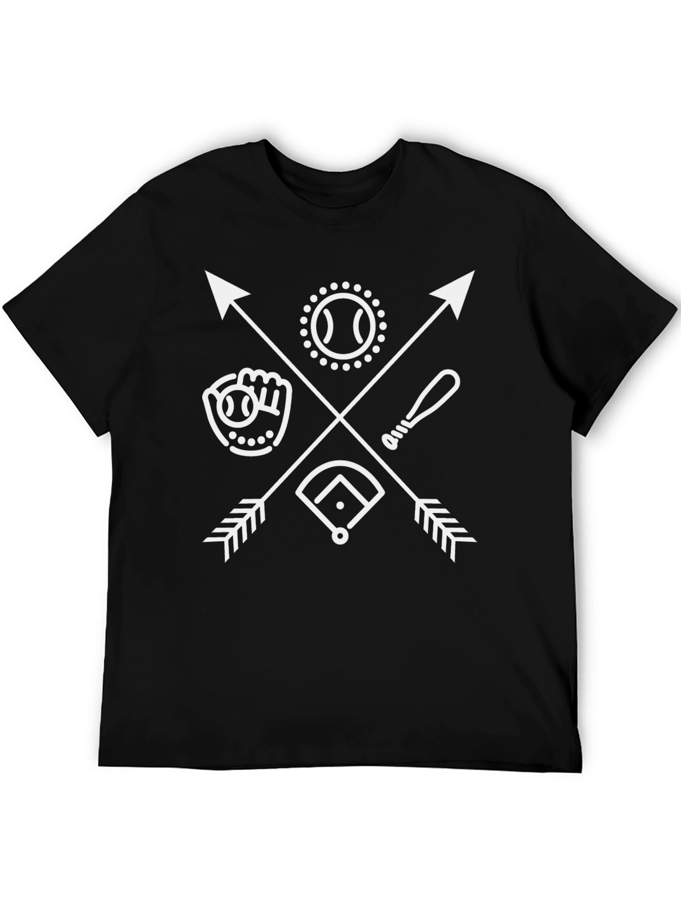 Baseball Arrows Graphic Tee