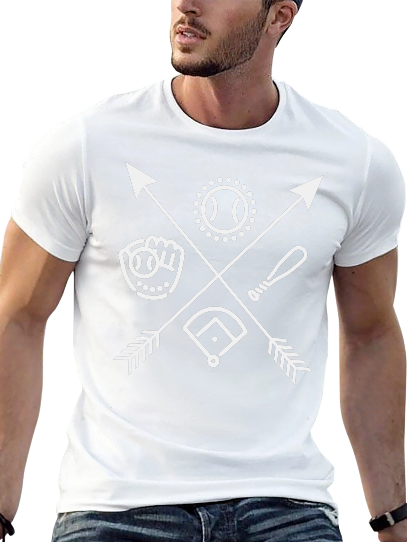 Baseball Arrows Graphic Tee
