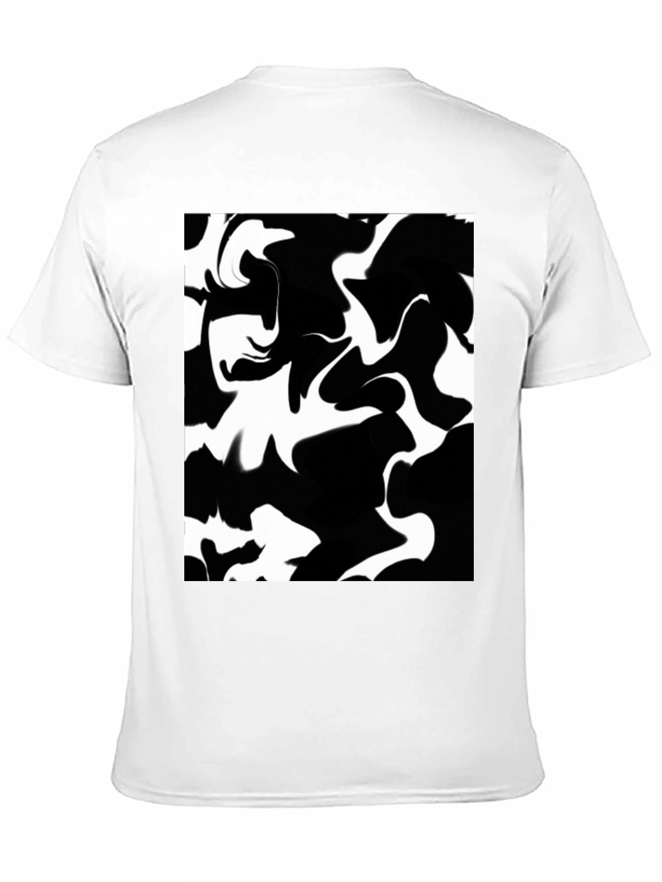 Abstract Black & White Graphic Tee