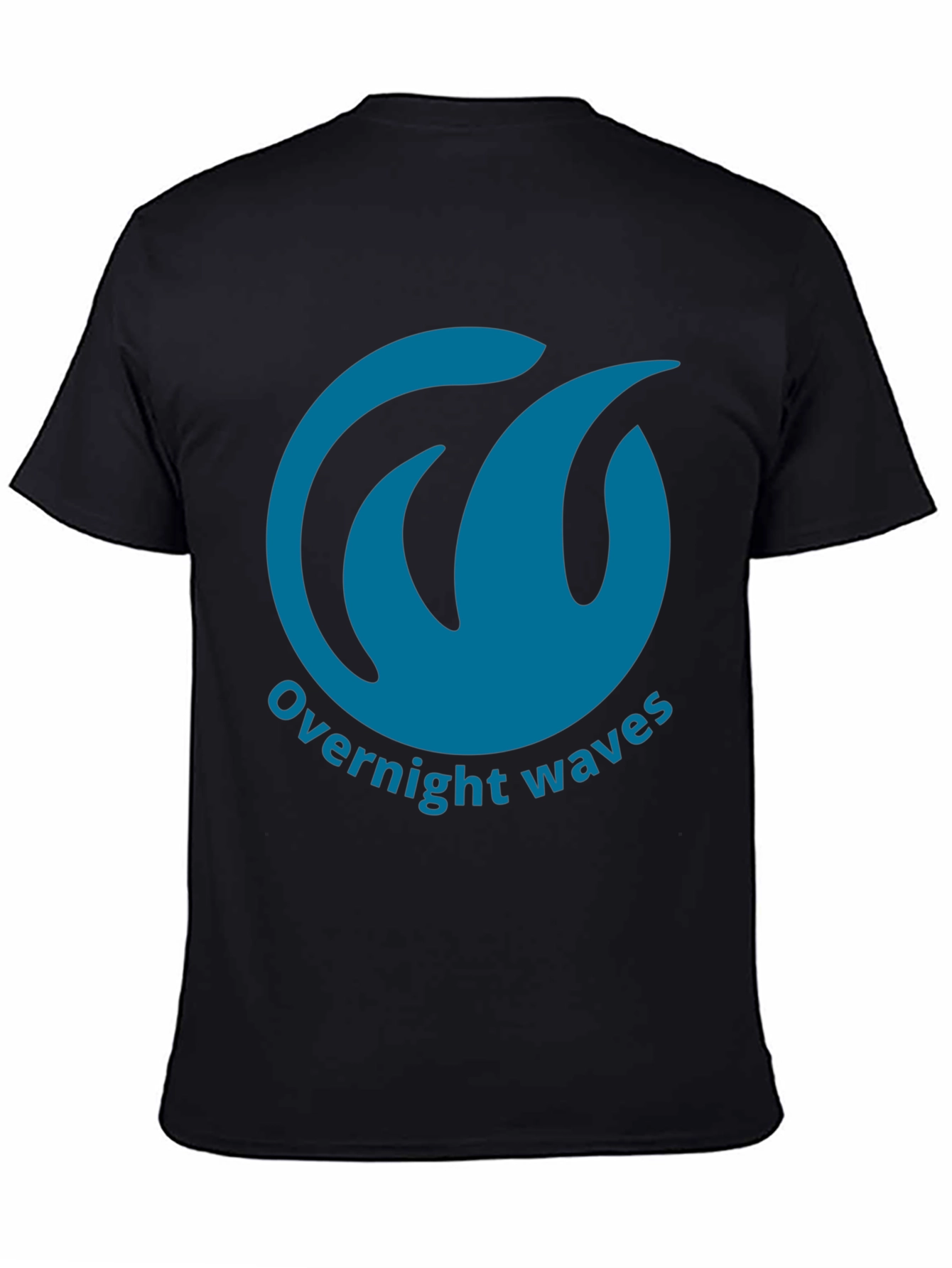 Overnight Waves Graphic Tee - Black