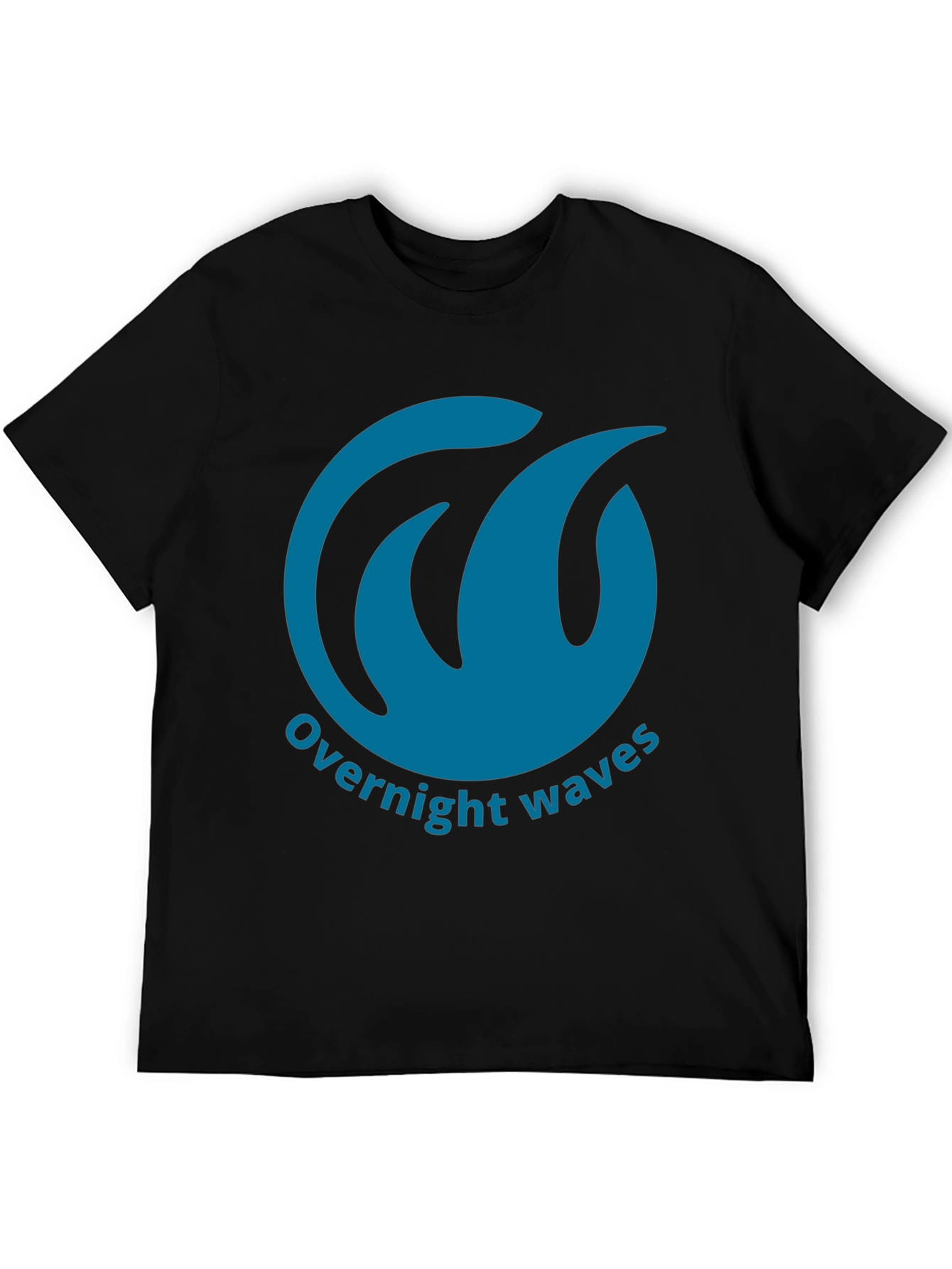 Overnight Waves Graphic Tee - Black