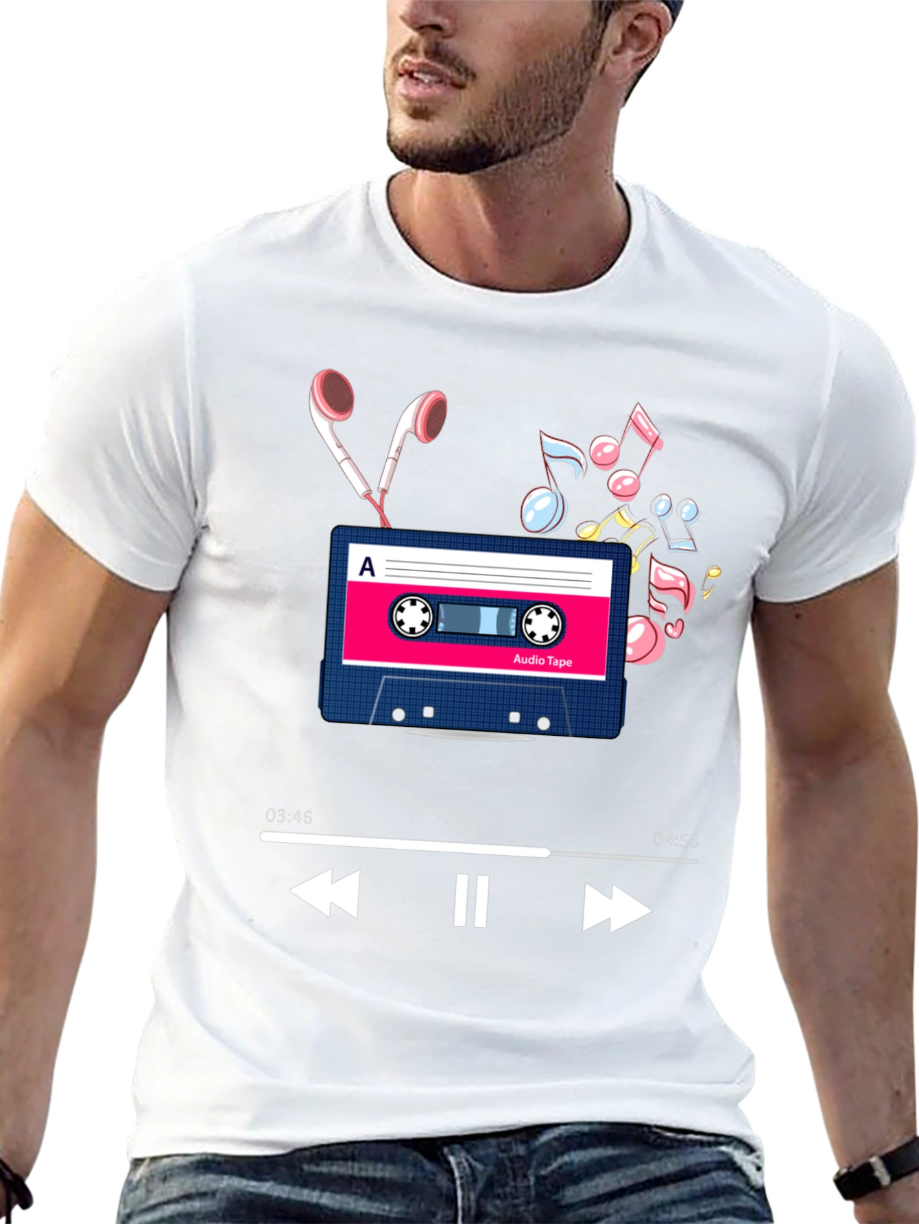 Retro Music Player T-Shirt