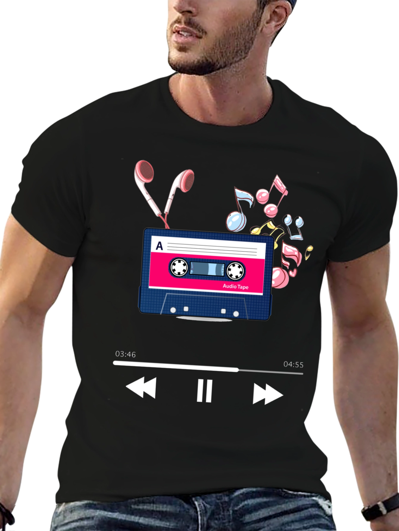 Retro Music Player T-Shirt