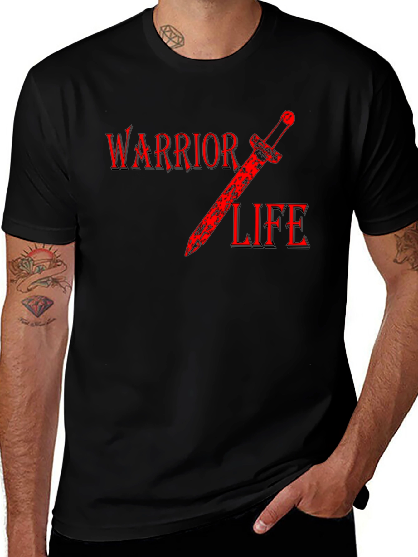 Warrior Life Black T-Shirt