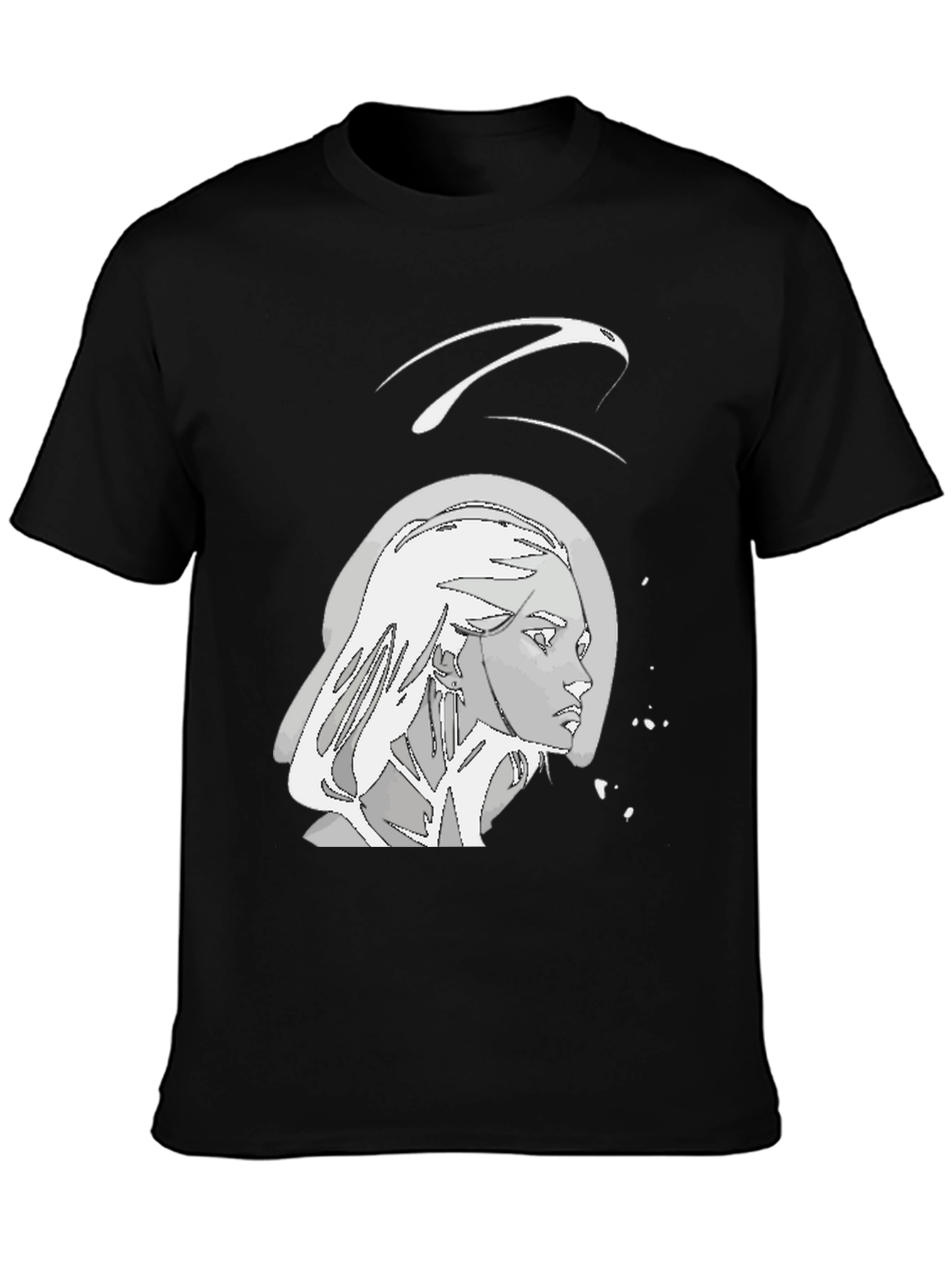 Modern Art Graphic Tee - Edgy Style