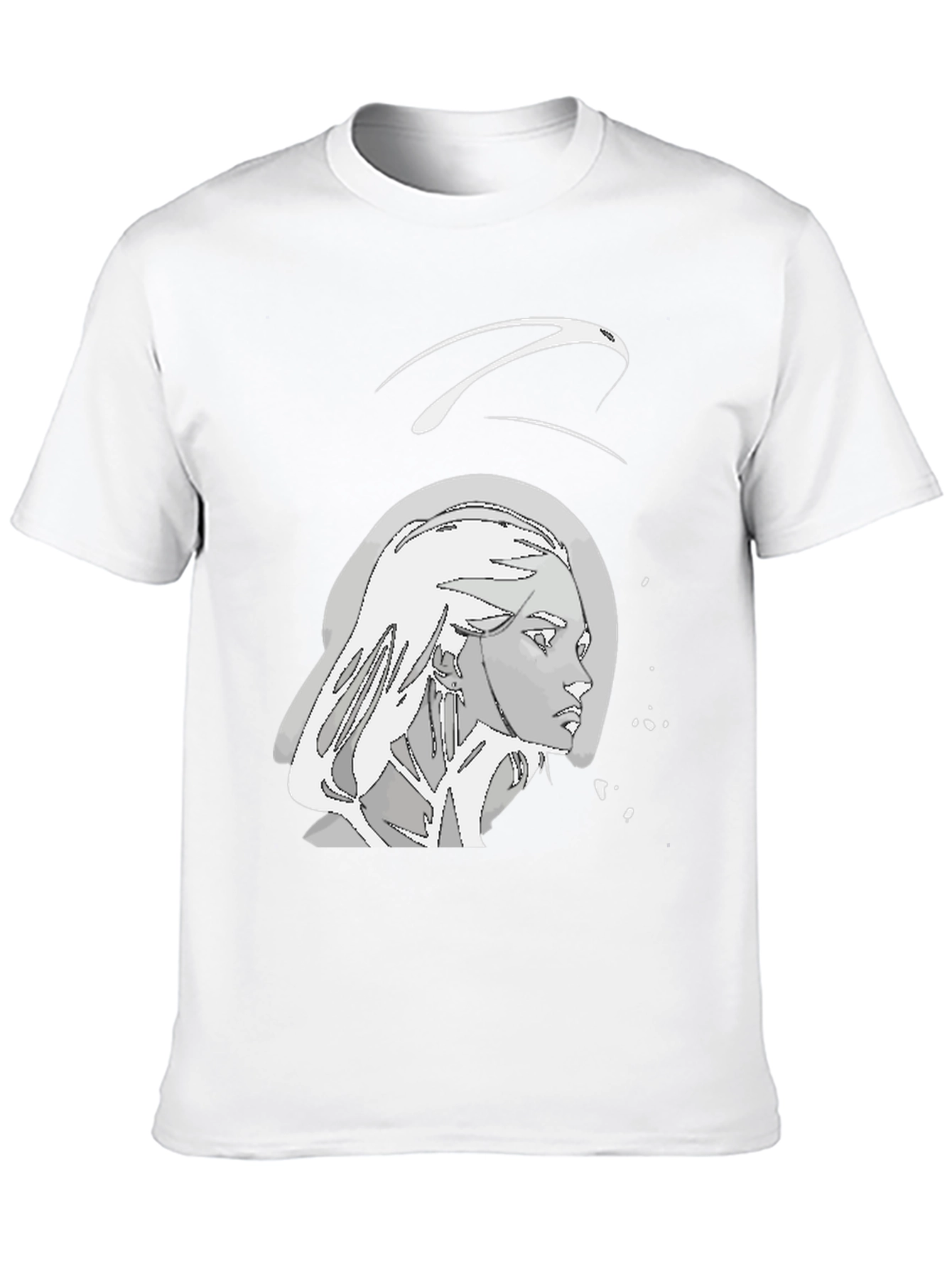 Modern Art Graphic Tee - Edgy Style