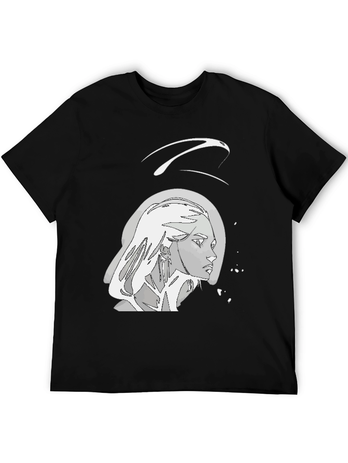 Modern Art Graphic Tee - Edgy Style
