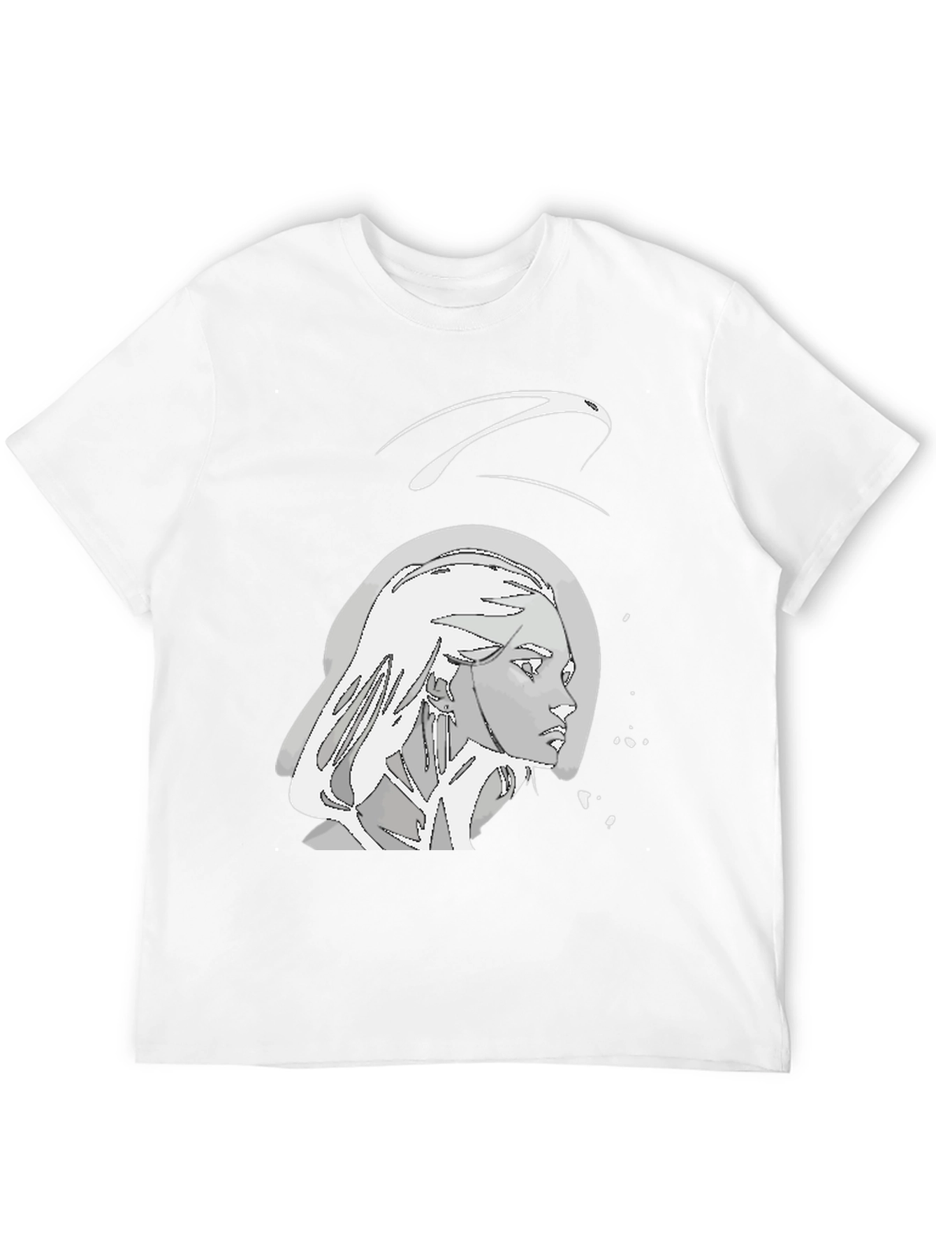 Modern Art Graphic Tee - Edgy Style