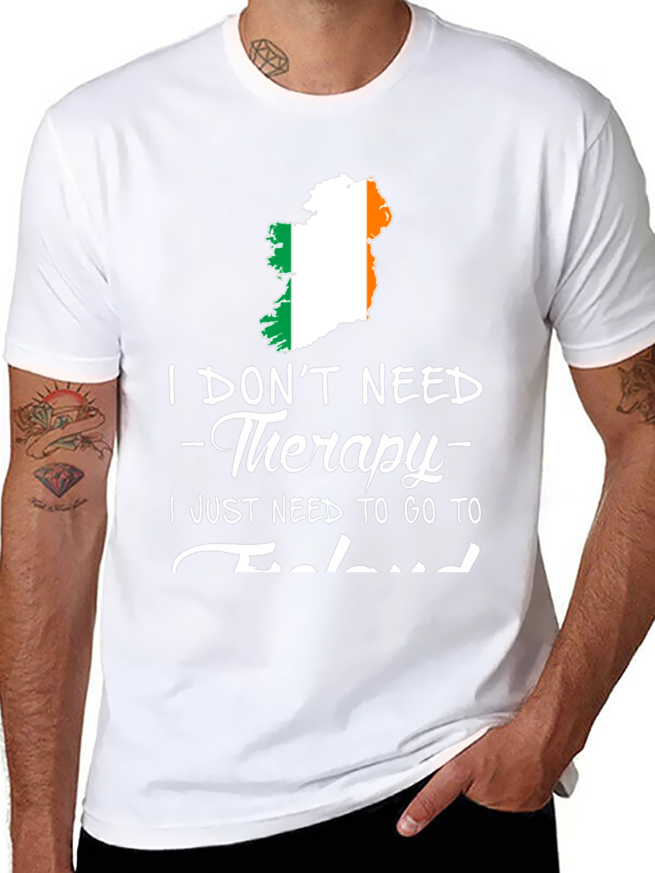 Ireland Therapy T-Shirt Funny Irish Vacation Tee