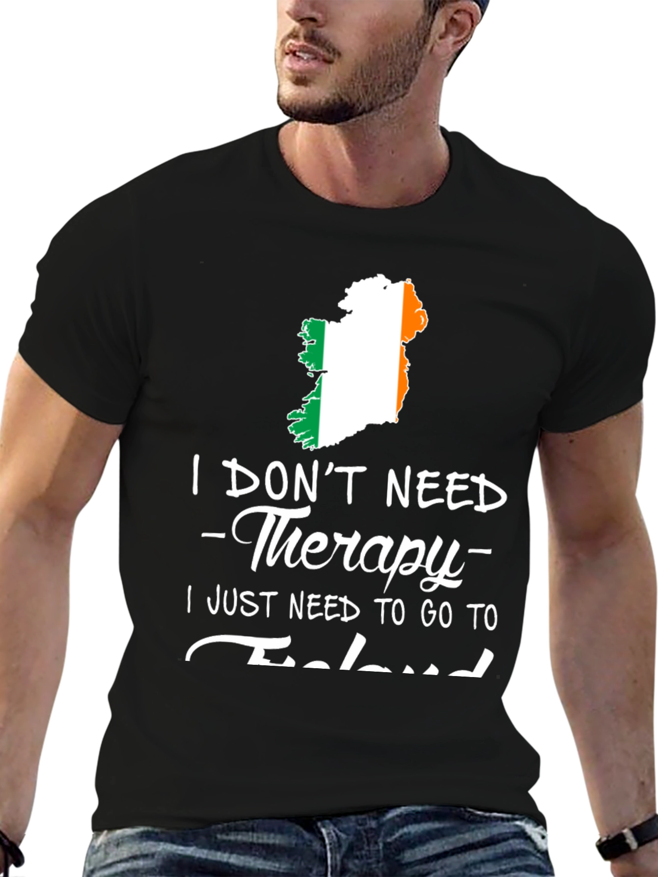Ireland Therapy T-Shirt Funny Irish Vacation Tee
