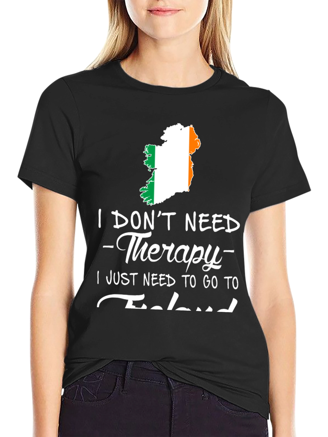 Ireland Therapy T-Shirt Funny Irish Vacation Tee