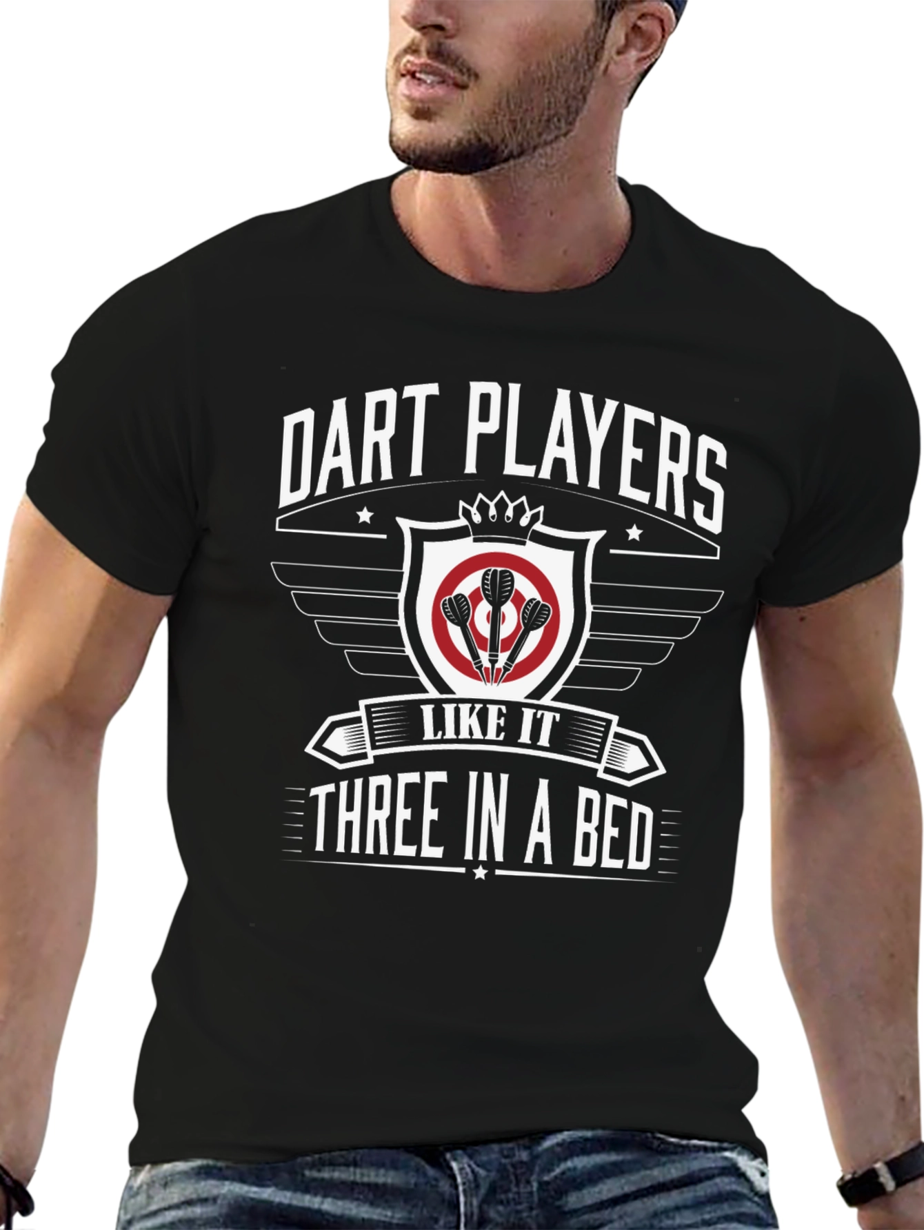 Dart Players Three in a Bed Graphic Tee