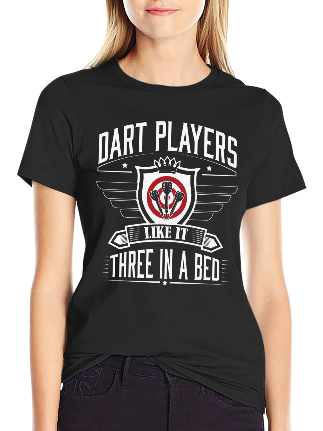 Dart Players Three in a Bed Graphic Tee