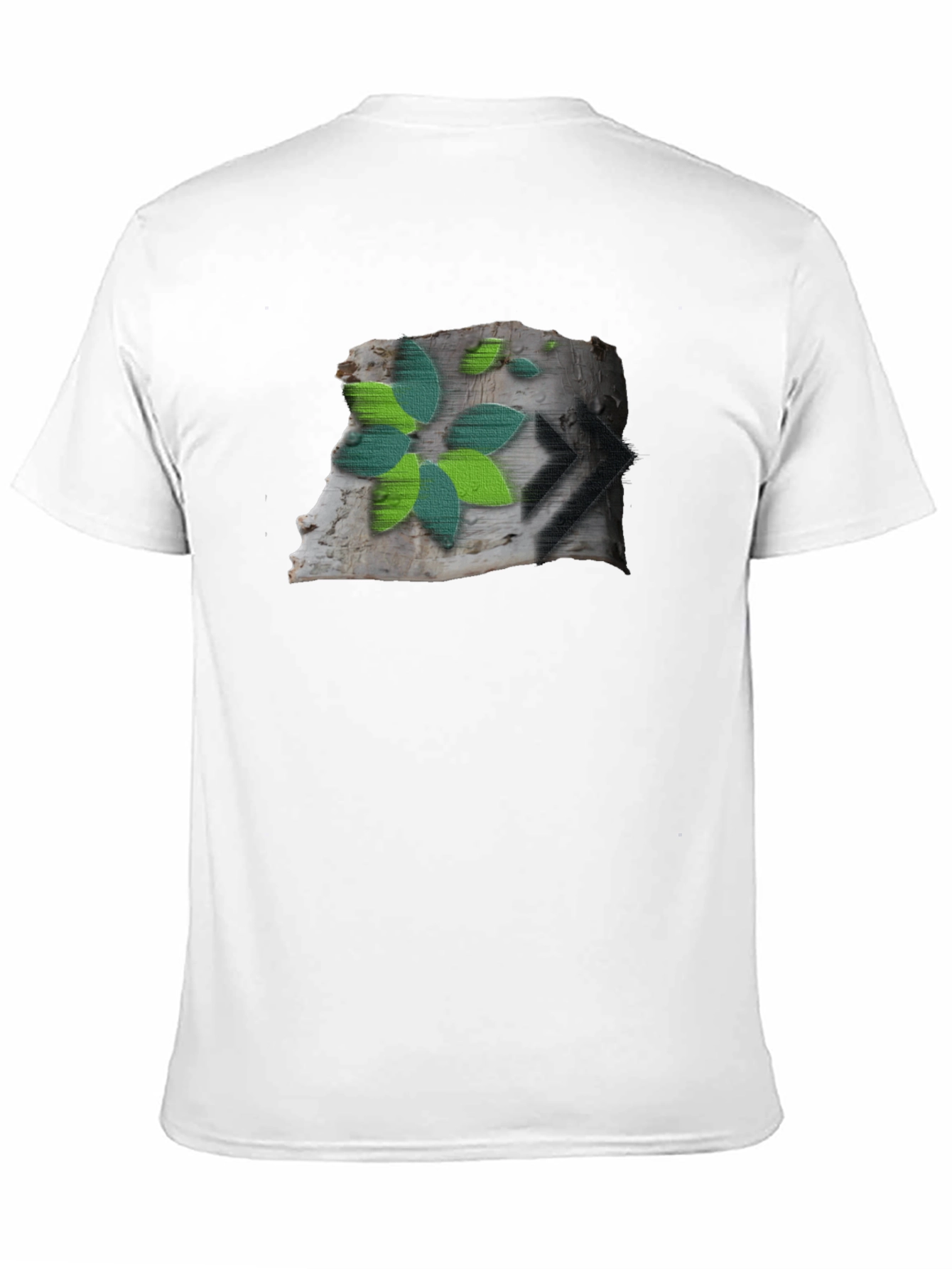 Nature Graphic Black T-Shirt