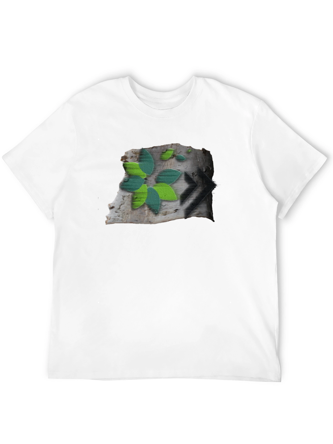 Nature Graphic Black T-Shirt